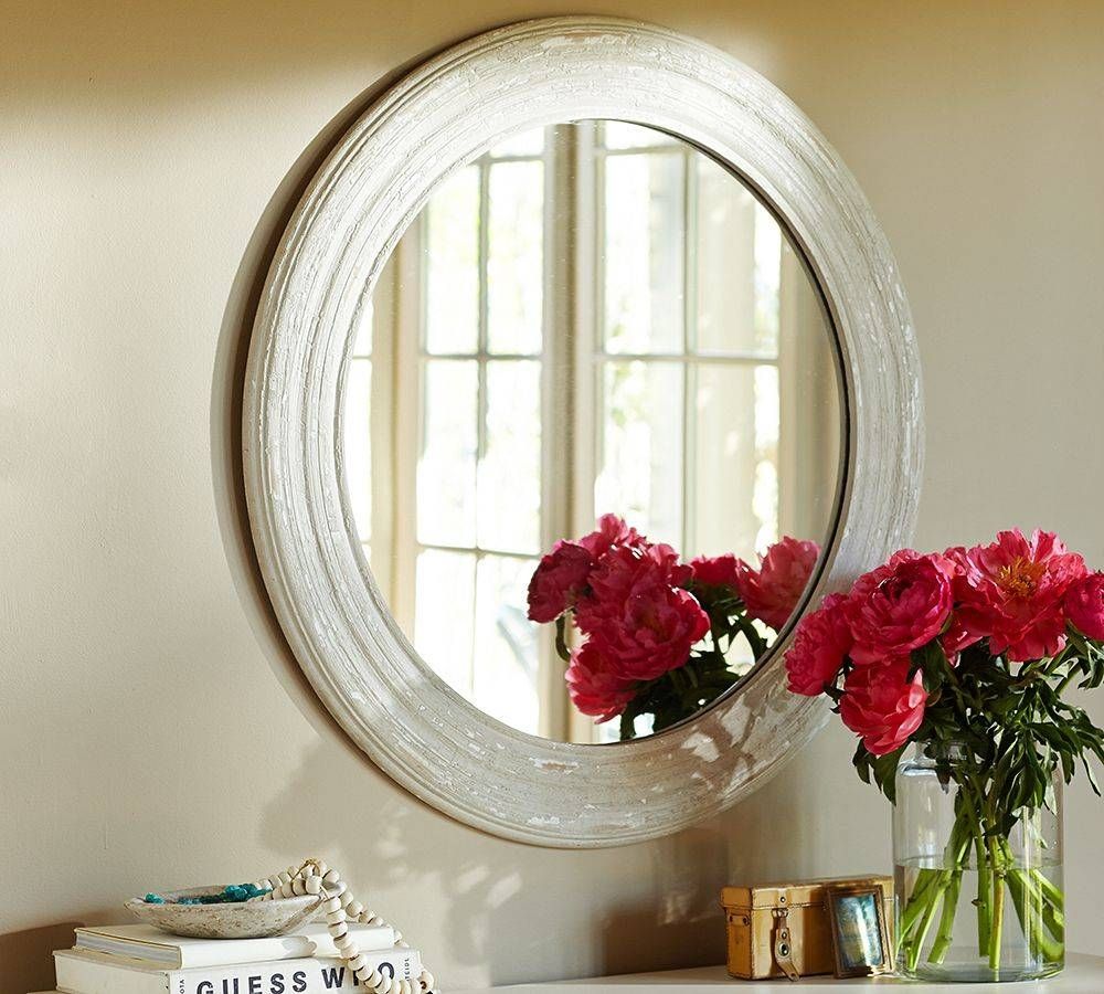 Modern White Wall Large Mirrors Wall Decor That Can Be Decor With Throughout Round Large Mirrors (Photo 24 of 25)