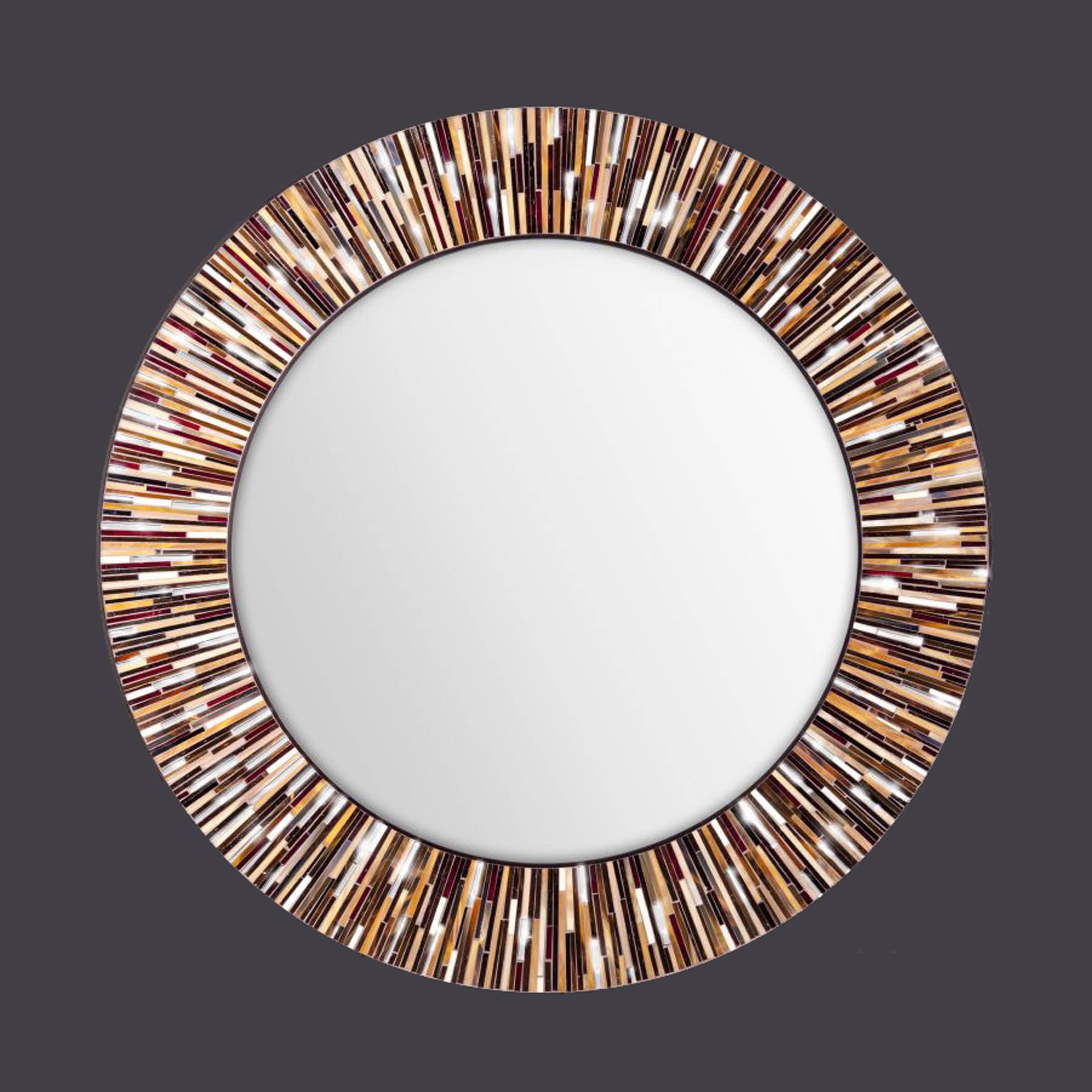 Mosaic Mirrors For Sale 109 Stunning Decor With All White Wall Intended For Large Circular Mirrors (Photo 13 of 25)