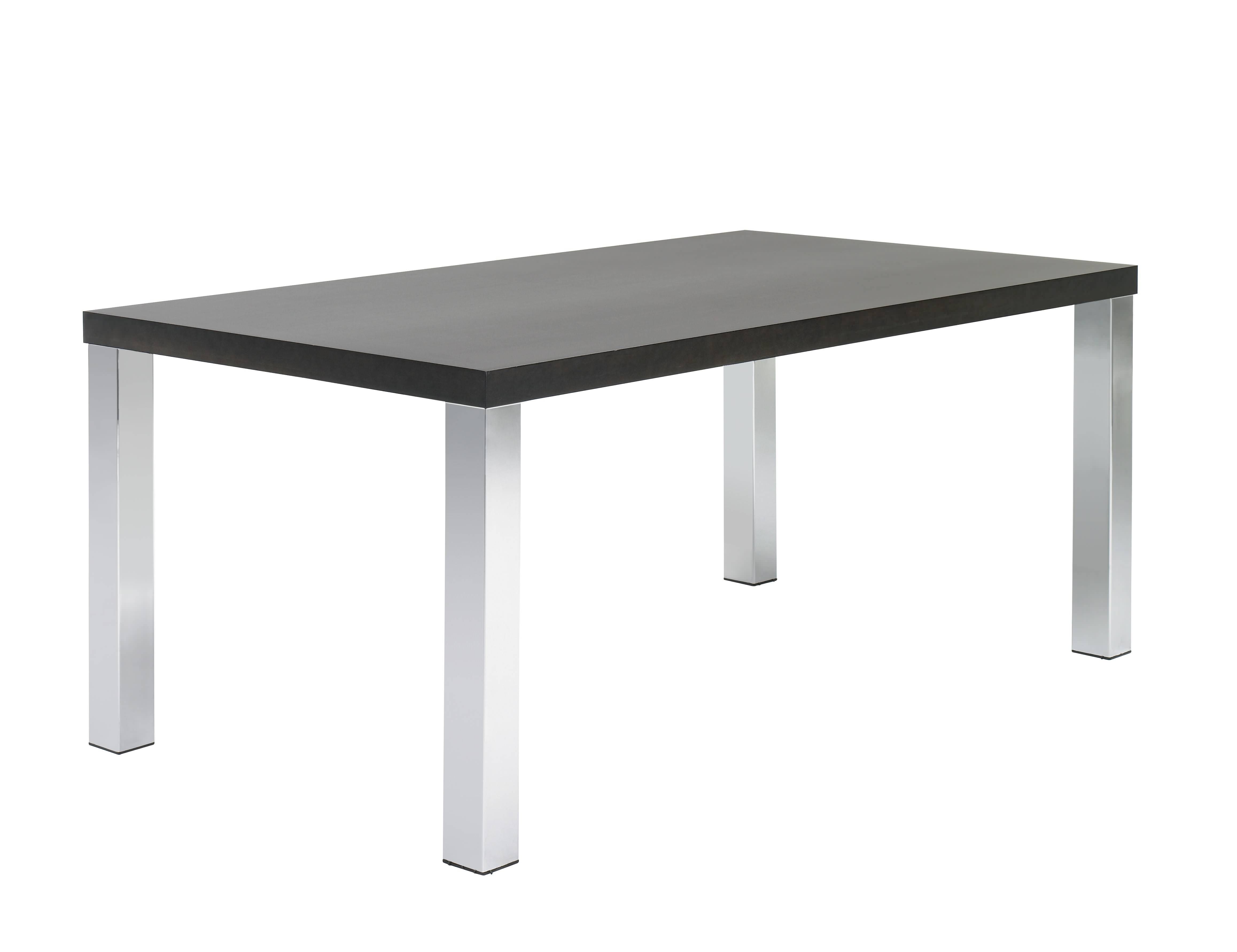 Multi Table Top With Square Chrome Legs (multiple Colors/sizes) For Coffee Tables With Chrome Legs (View 19 of 30)