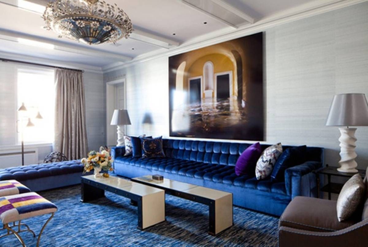 Navy Blue Sofas Decorating | Tehranmix Decoration For Dark Blue Sofas (View 4 of 30)