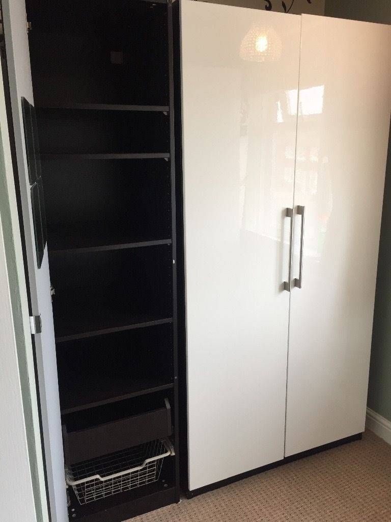 Needs To Be Collected Today Ikea Pax Triple Wardrobe With 1 Mirror Inside Triple Door Wardrobes (View 5 of 15)