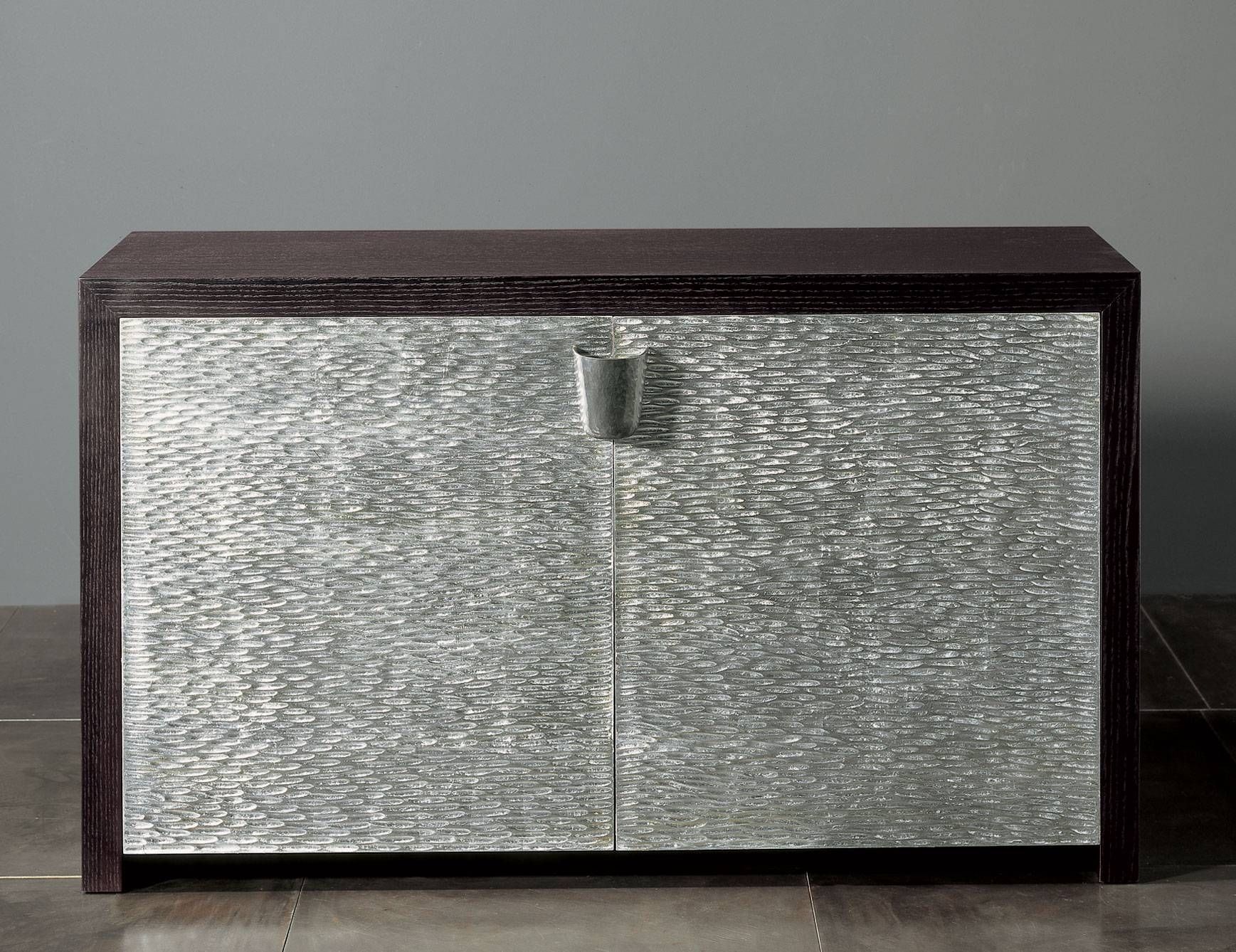 Nella Vetrina Rugiano Shiroma 6027 Wenge Silver Sideboard Throughout Silver Sideboards (View 24 of 30)