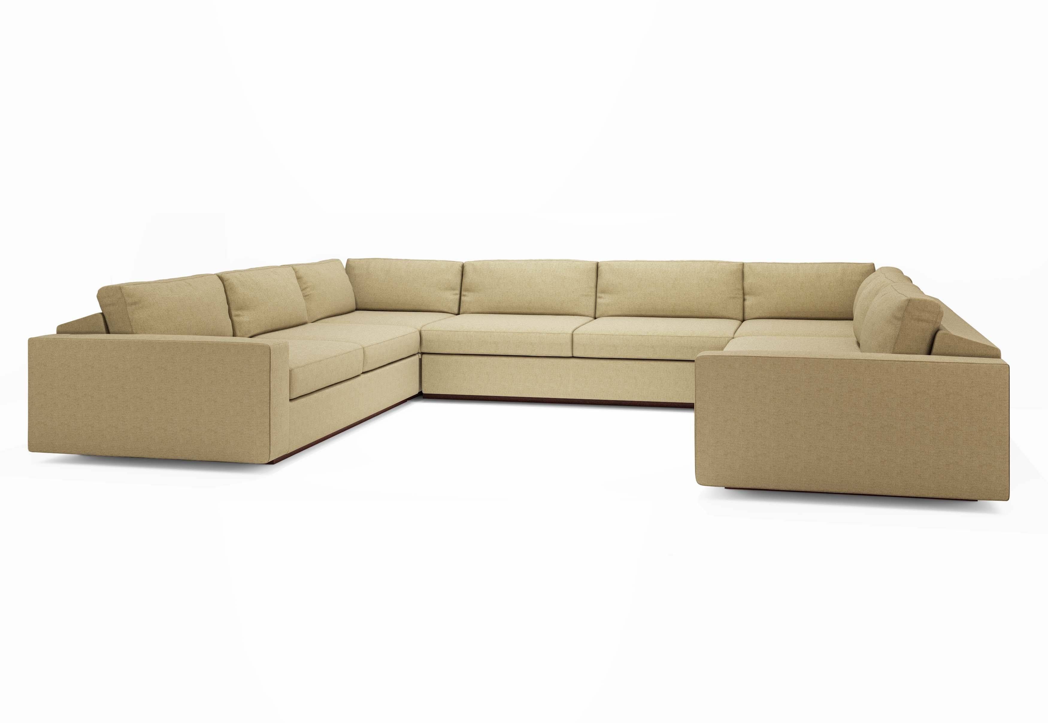 Nice Cream Fabric Sectional Pieces L Shaped Couch — Liberty In L Shaped Fabric Sofas (View 17 of 30)