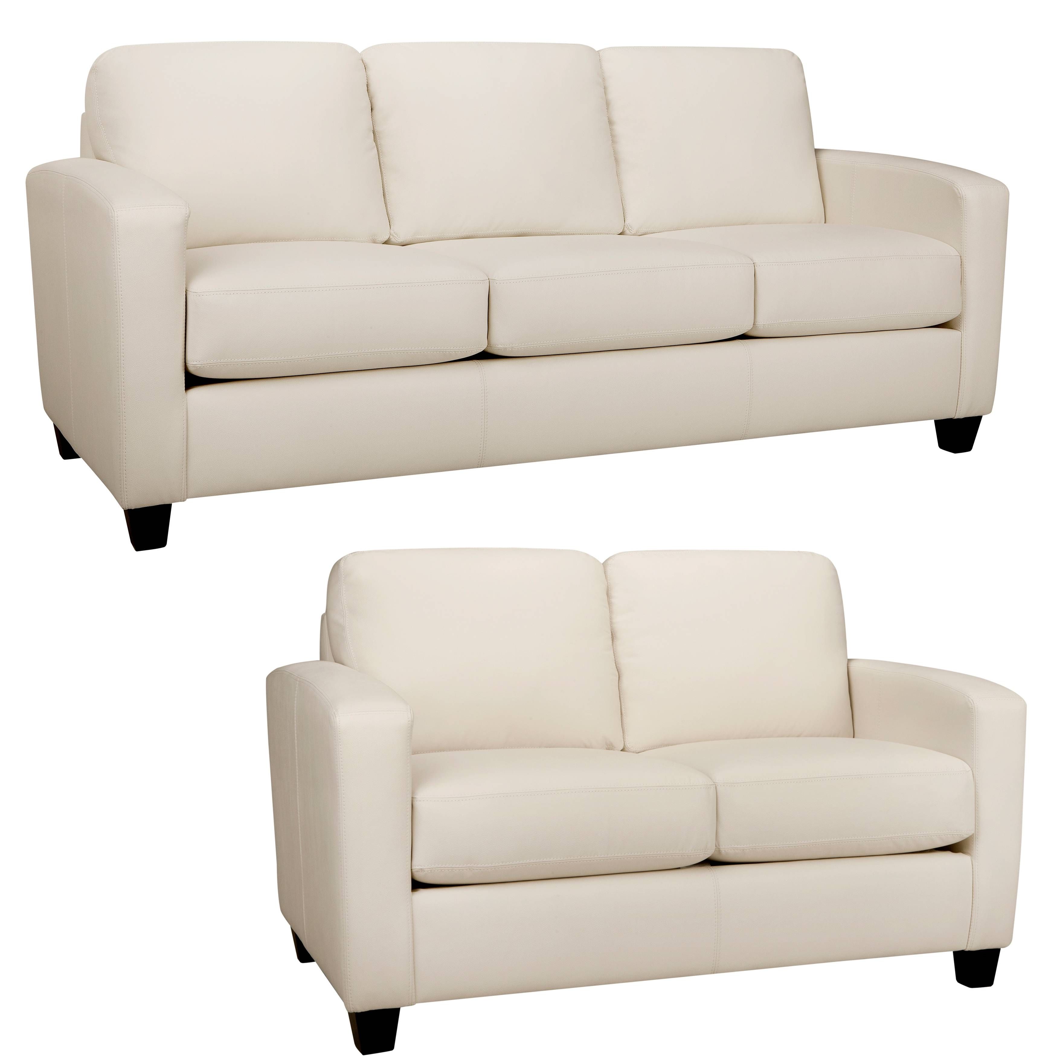 2017 Popular f White Leather Sofa and Loveseat