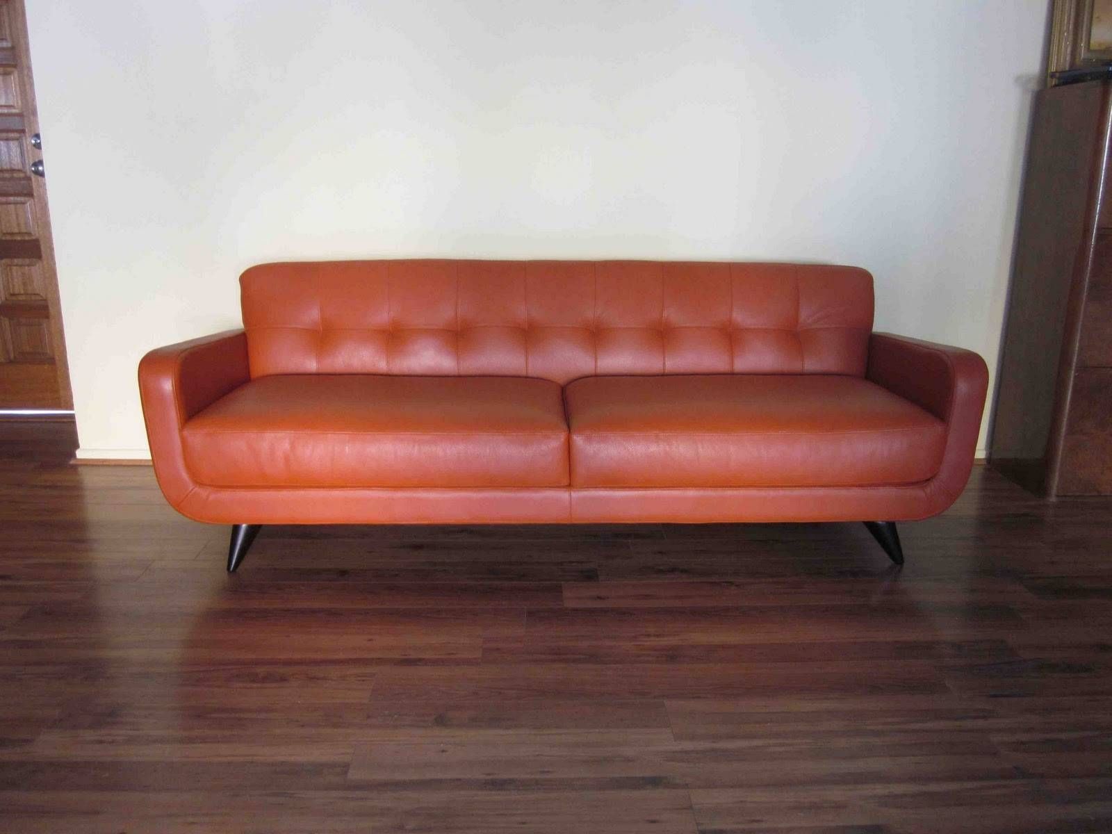 Orange Leather Sofa Canada | Tehranmix Decoration Regarding Orange Ikea Sofas (Photo 27 of 30)