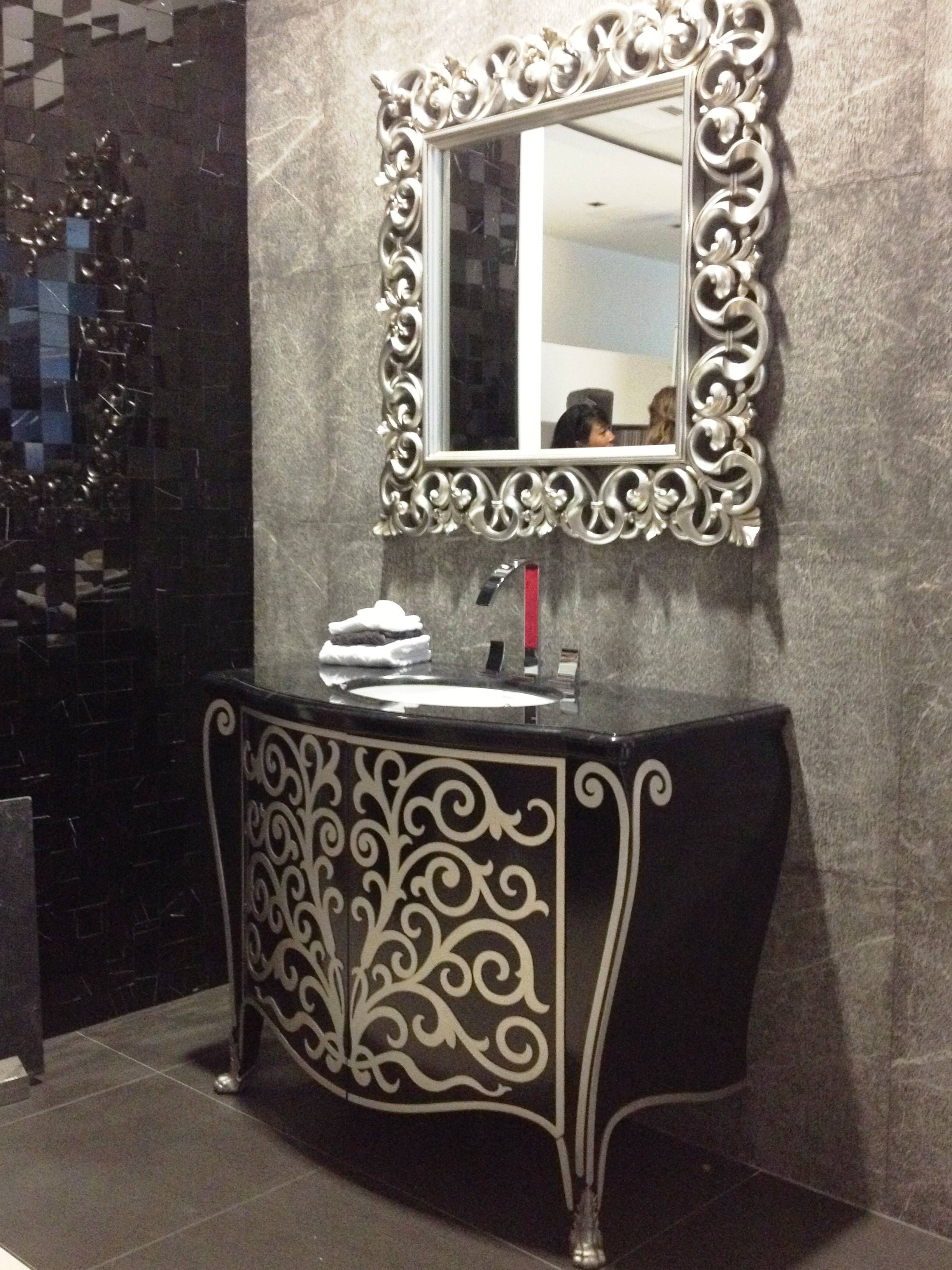 Ornate Bathroom Cabinet Ornate Bathroom Vanity – Easy2do Within Ornate Bathroom Mirrors (View 2 of 25)