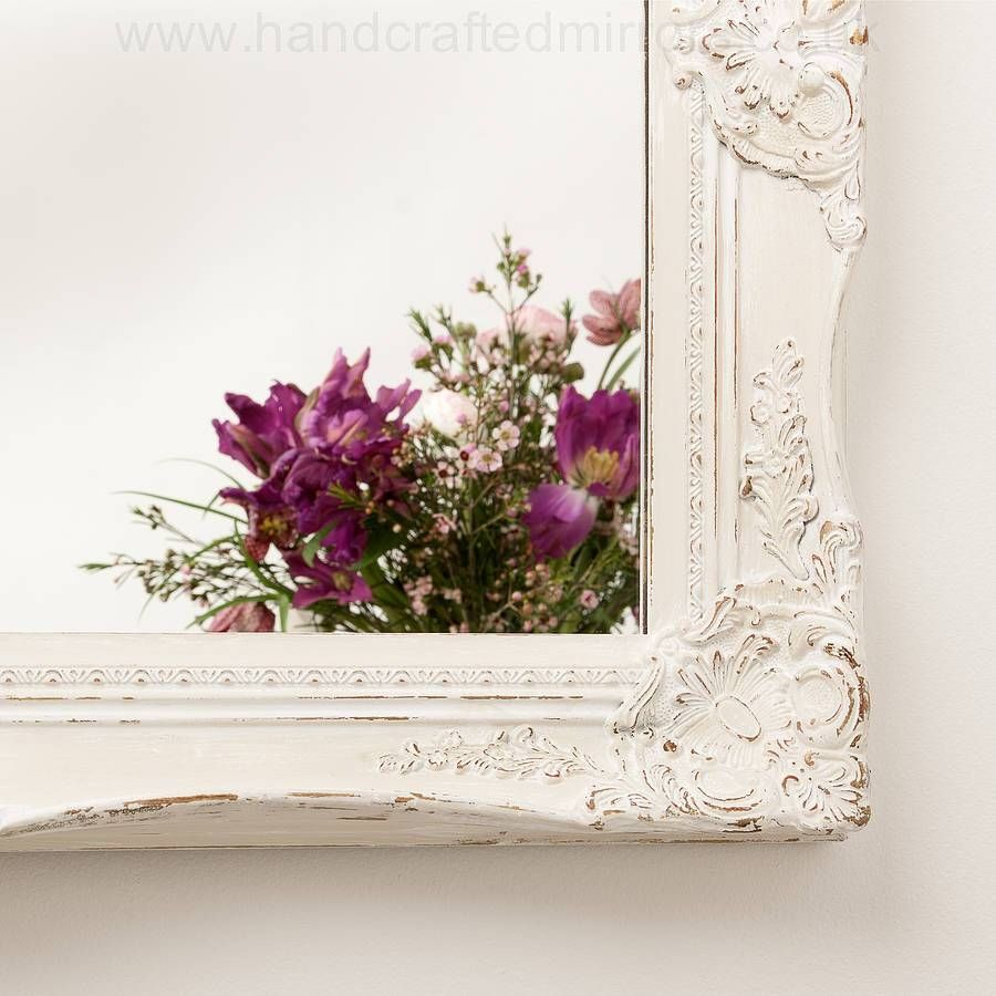 Ornate Hand Painted French Mirrorhand Crafted Mirrors In Ornate French Mirrors (View 21 of 25)