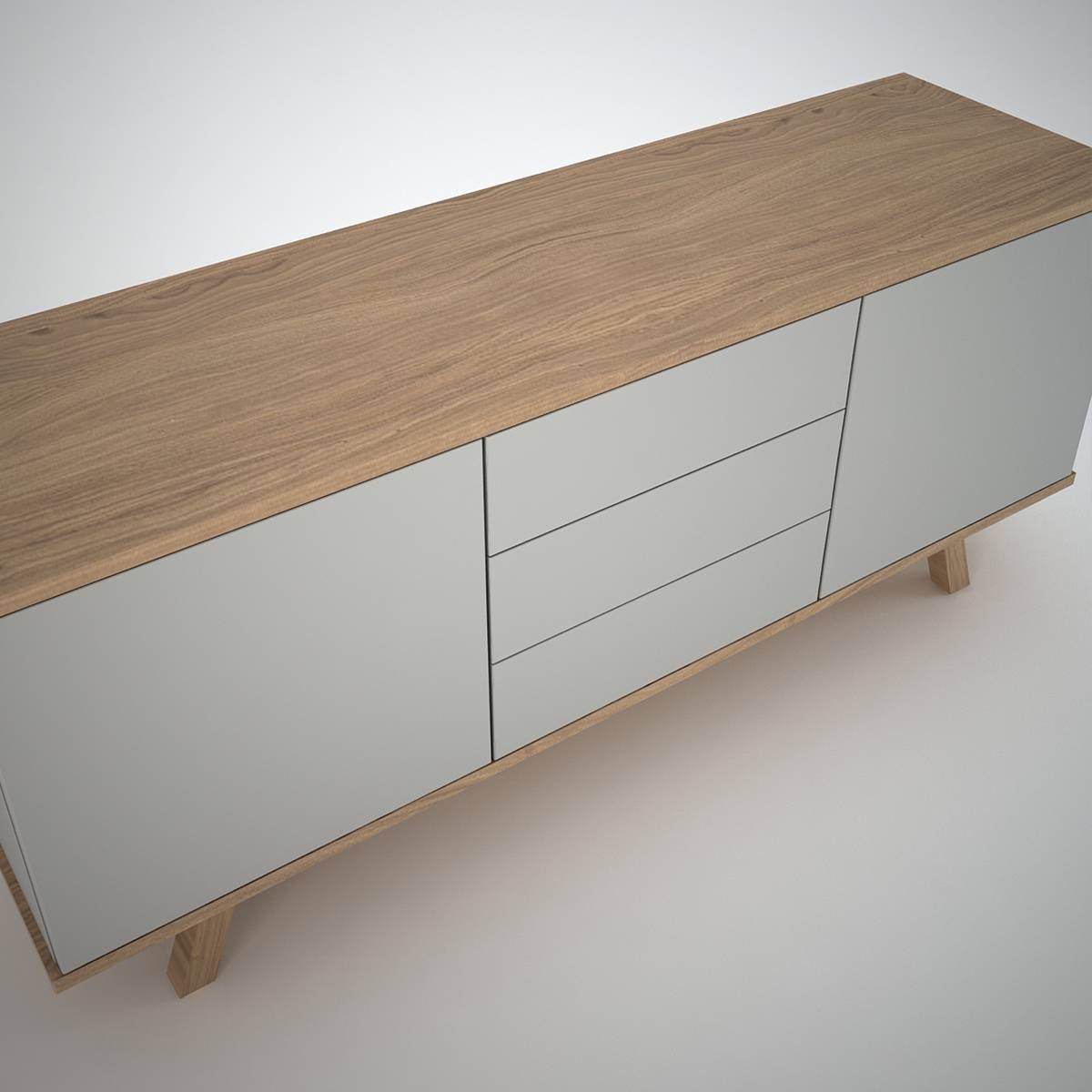Ottawa Sideboard (2+3) Clay – Join Furniture Pertaining To Contemporary Oak Sideboards (View 14 of 30)