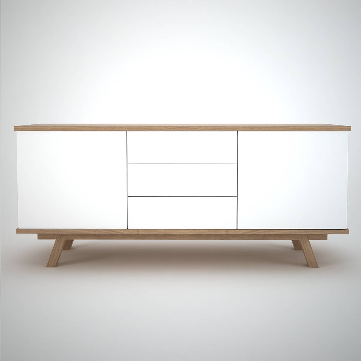 Featured Photo of The Best Contemporary White Sideboards