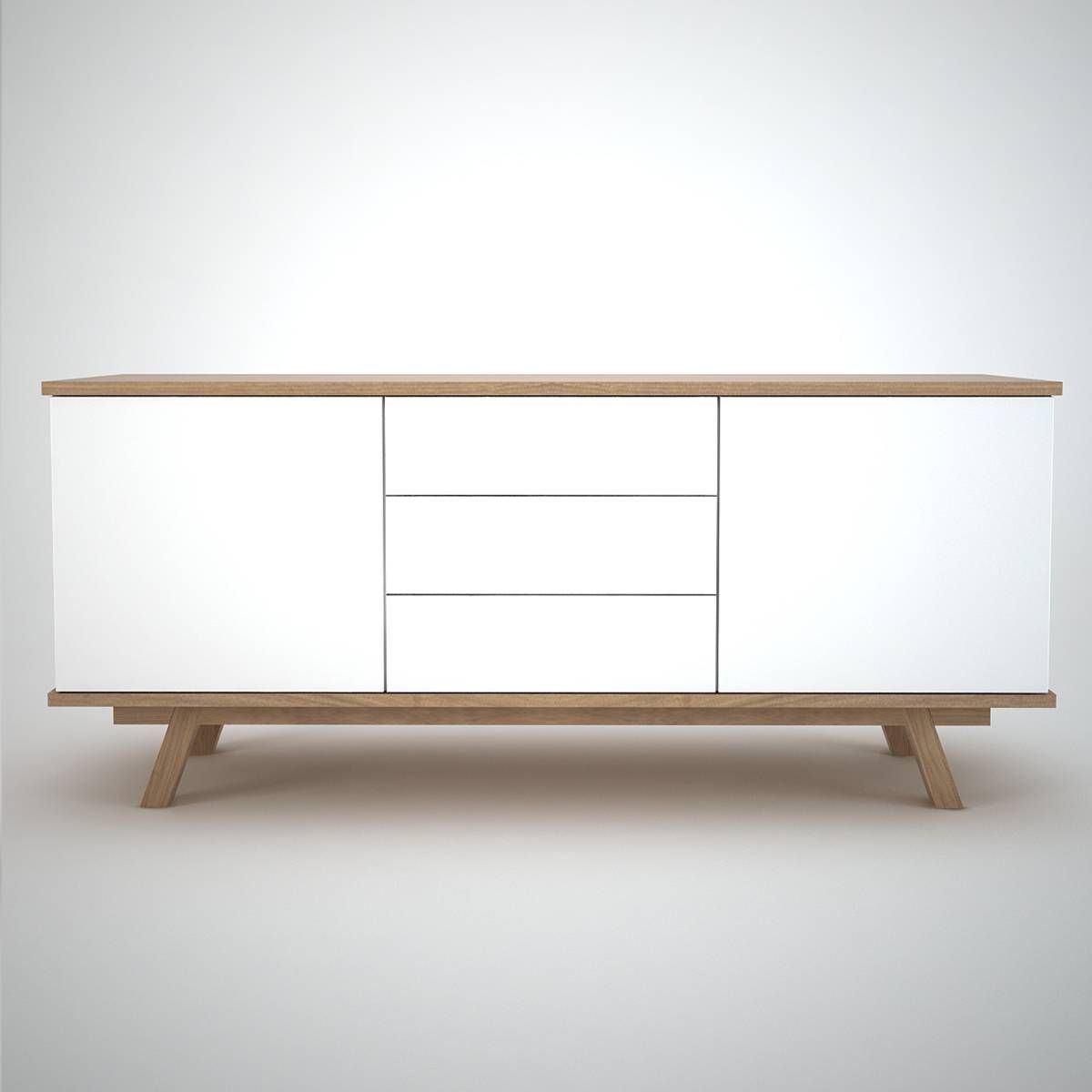 Ottawa Sideboard (2+3) White – Join Furniture Within White Modern Sideboards (Photo 1 of 30)