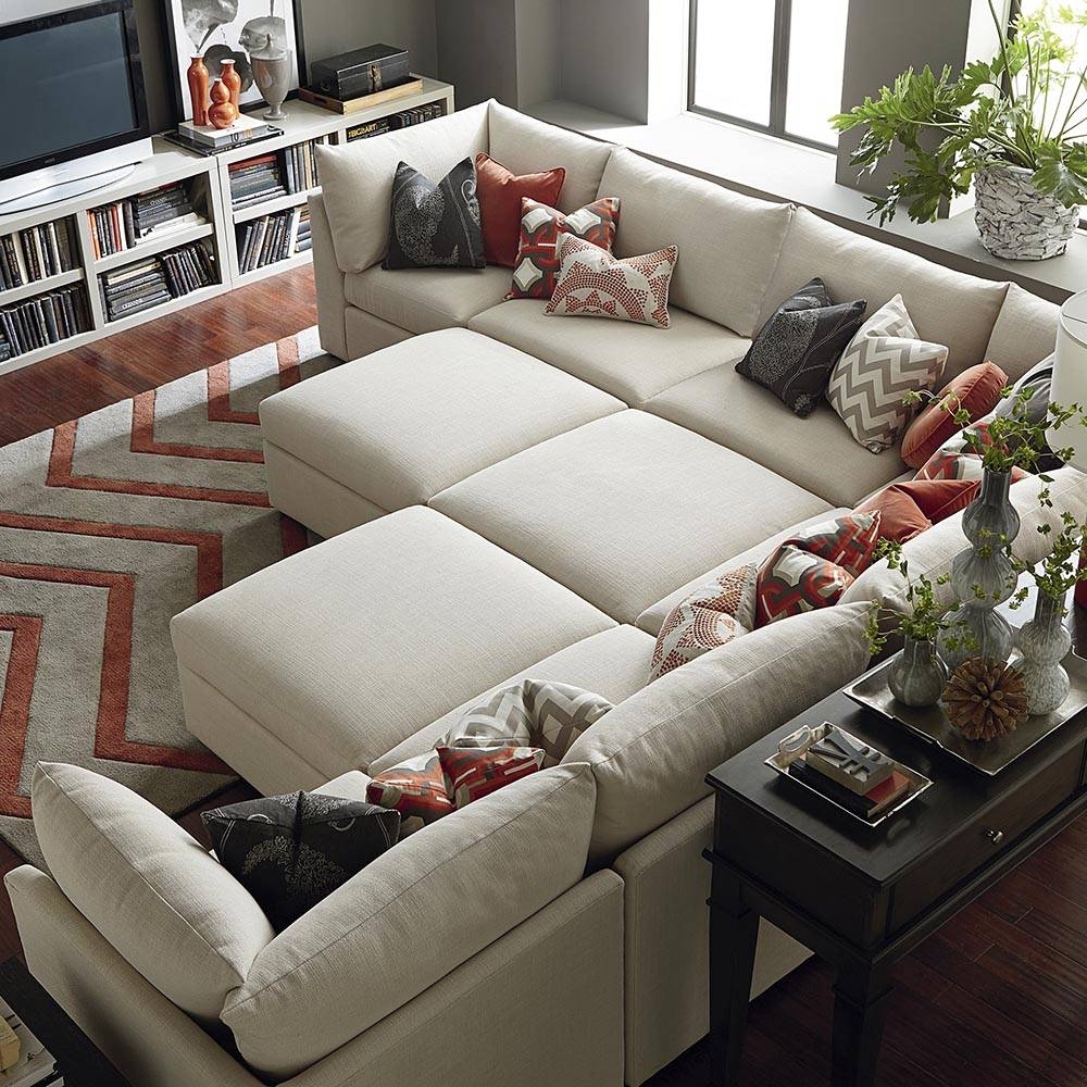 Ottoman – Beckham | Living Room | Bassett Furniture Throughout Bassett Sectional Sofa (View 25 of 30)