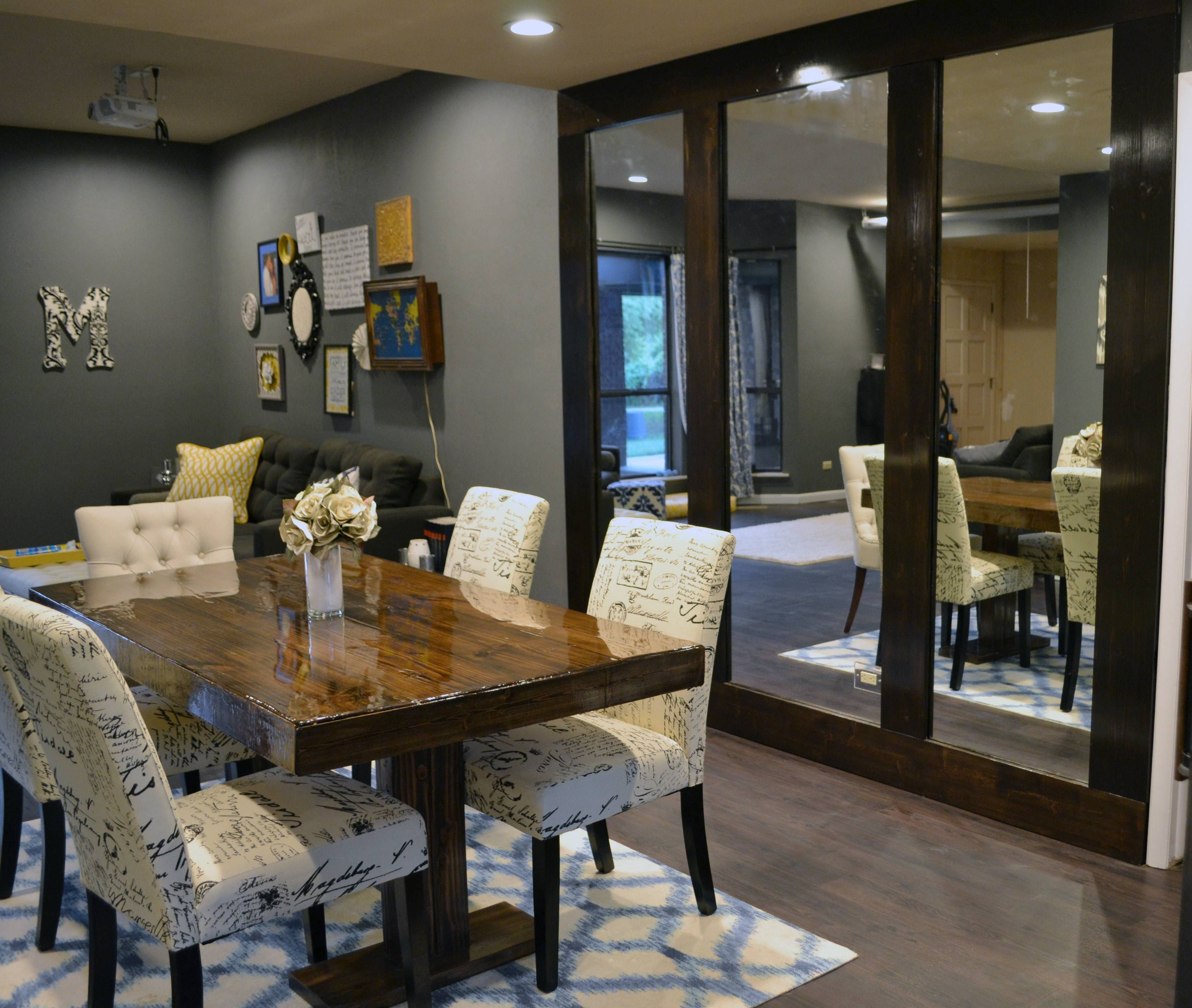 Our Fixer Upper Before And After – Living Room/dining Room Edition Throughout Feature Wall Mirrors (View 21 of 25)