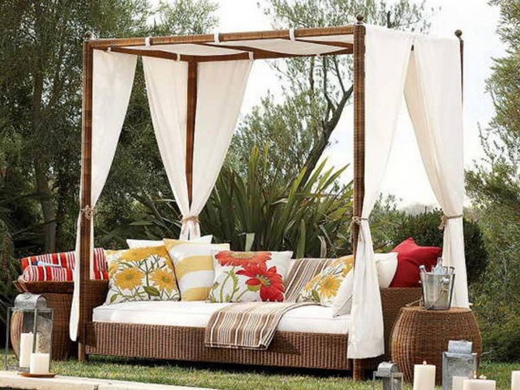 Outdoor Sofa With Canopy Throughout Outdoor Sofas With Canopy (View 1 of 30)
