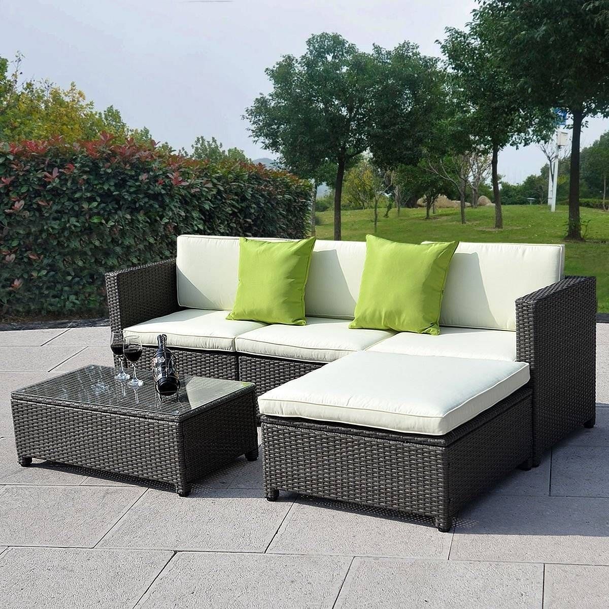 Outstanding Outdoor Patio Sectional Furniture Sets Ideas Intended For Cheap Patio Sofas (View 2 of 30)