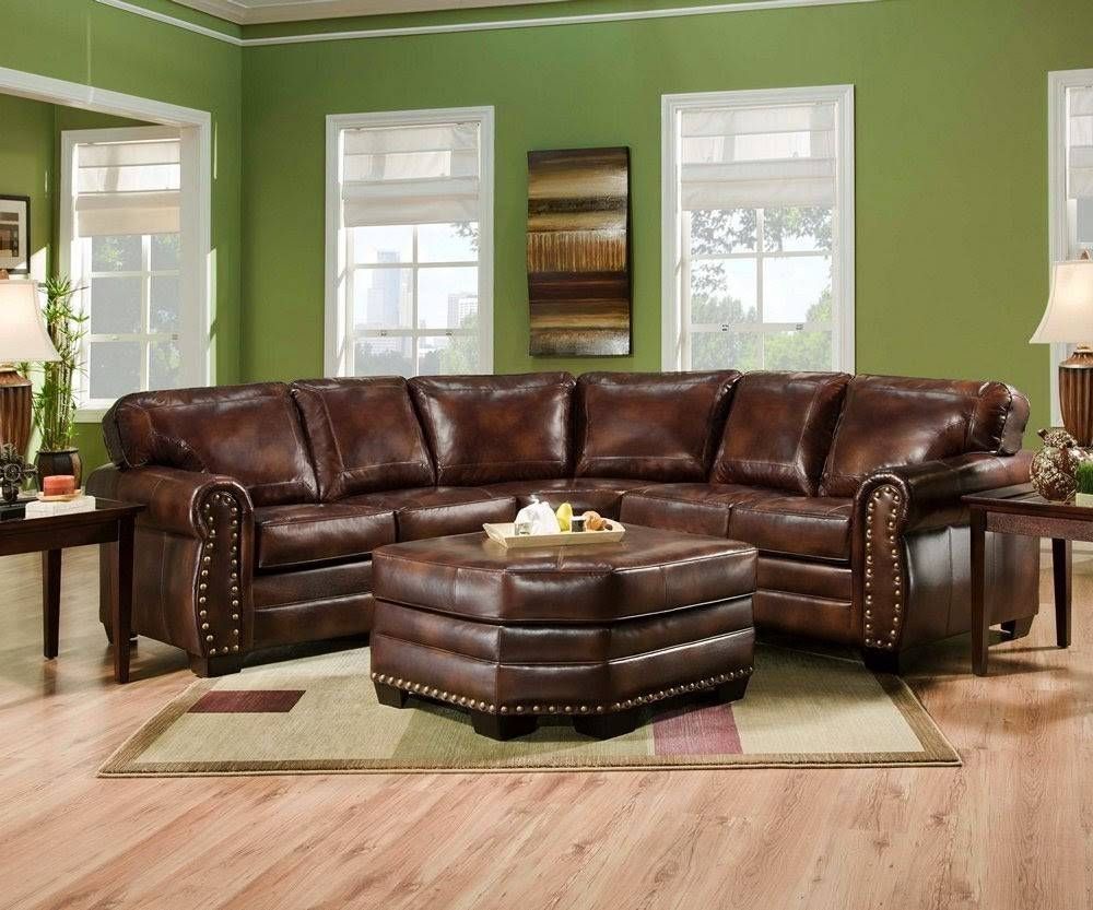 rustic leather sectional sofa for sale