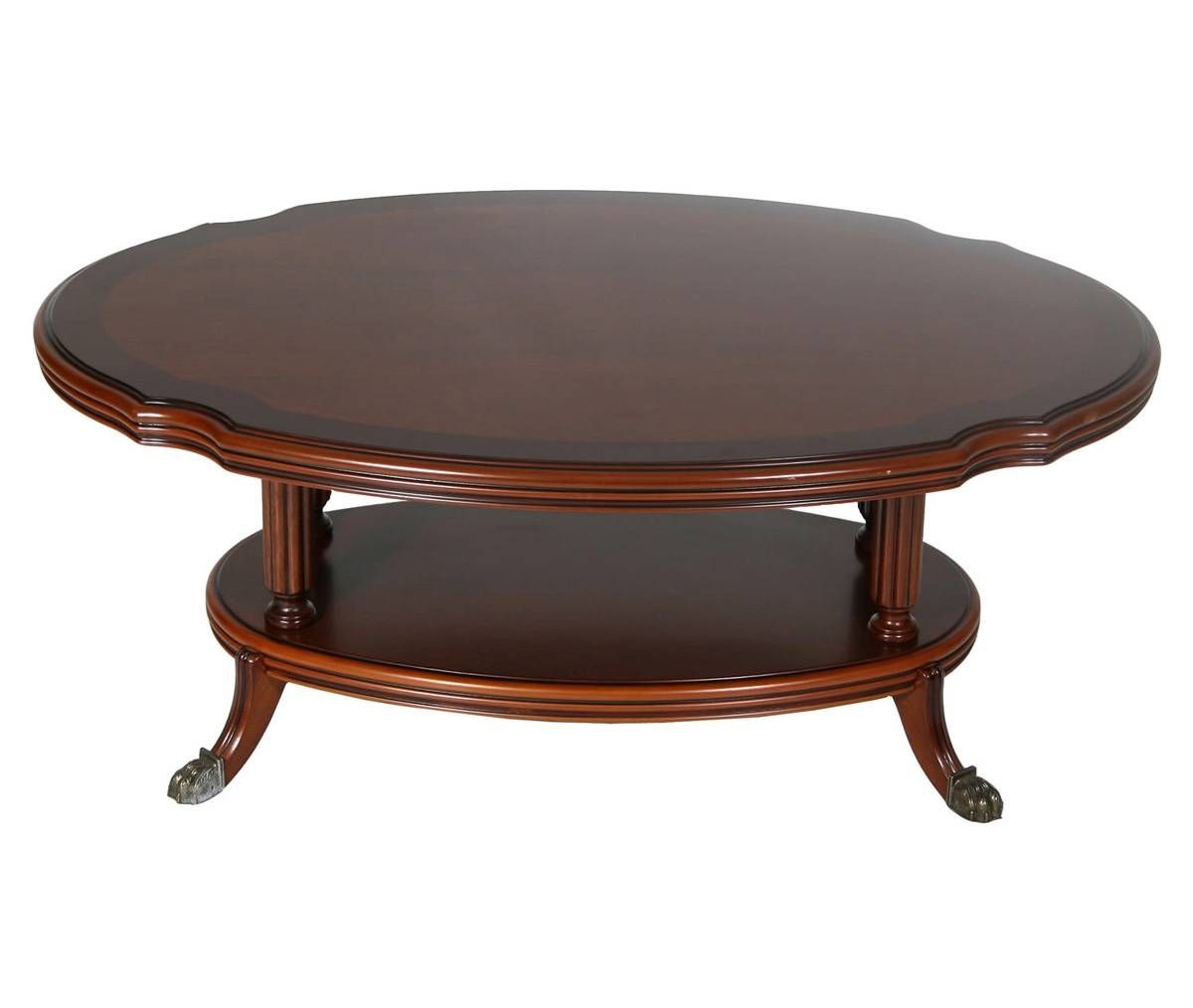 Oval Coffee Tables Youll Love Wayfair Oblong Glass / Thippo For Oblong Coffee Tables (View 2 of 30)