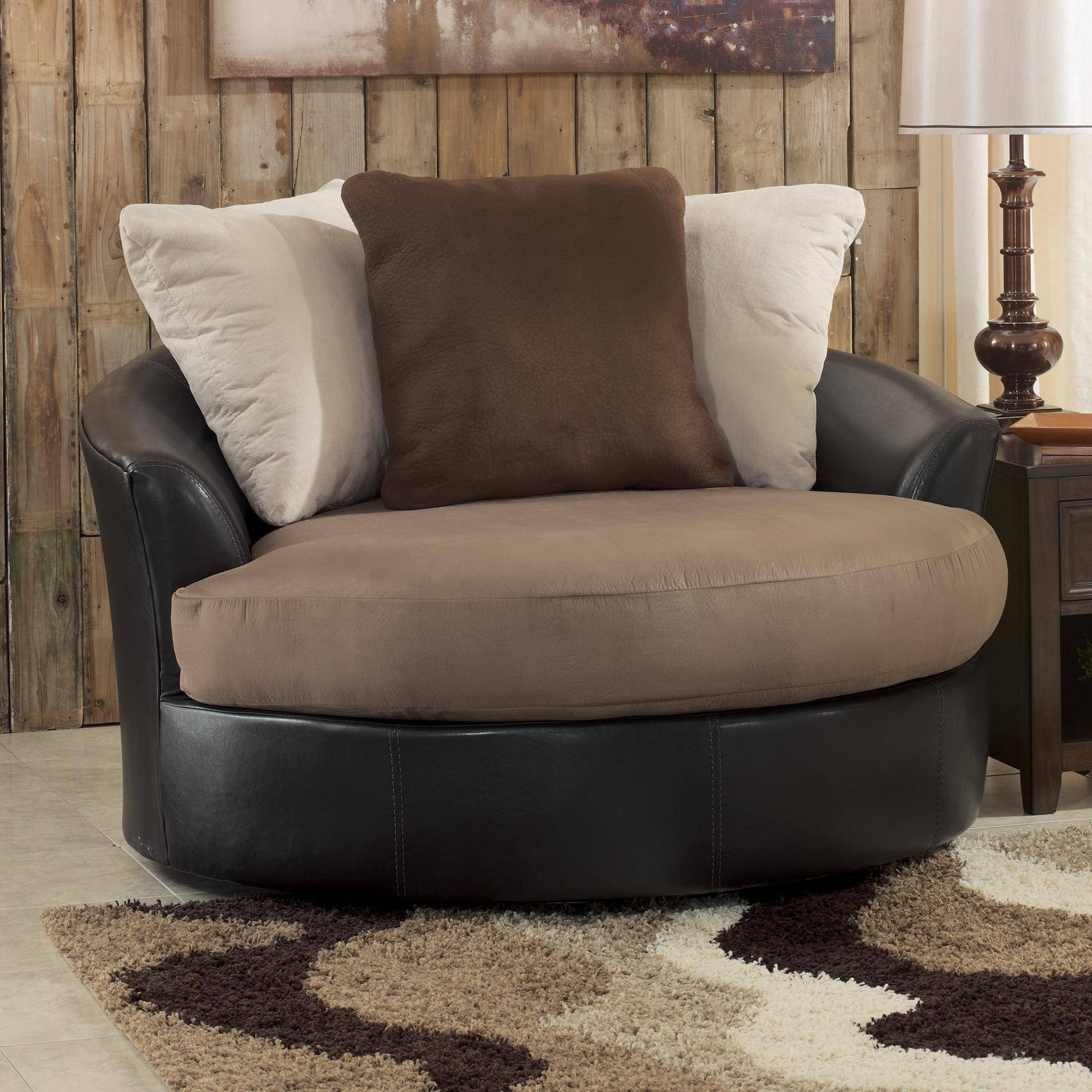 Oversized Chairs For Living Room Living Room Design And Living With Round Swivel Sofa Chairs (View 23 of 30)