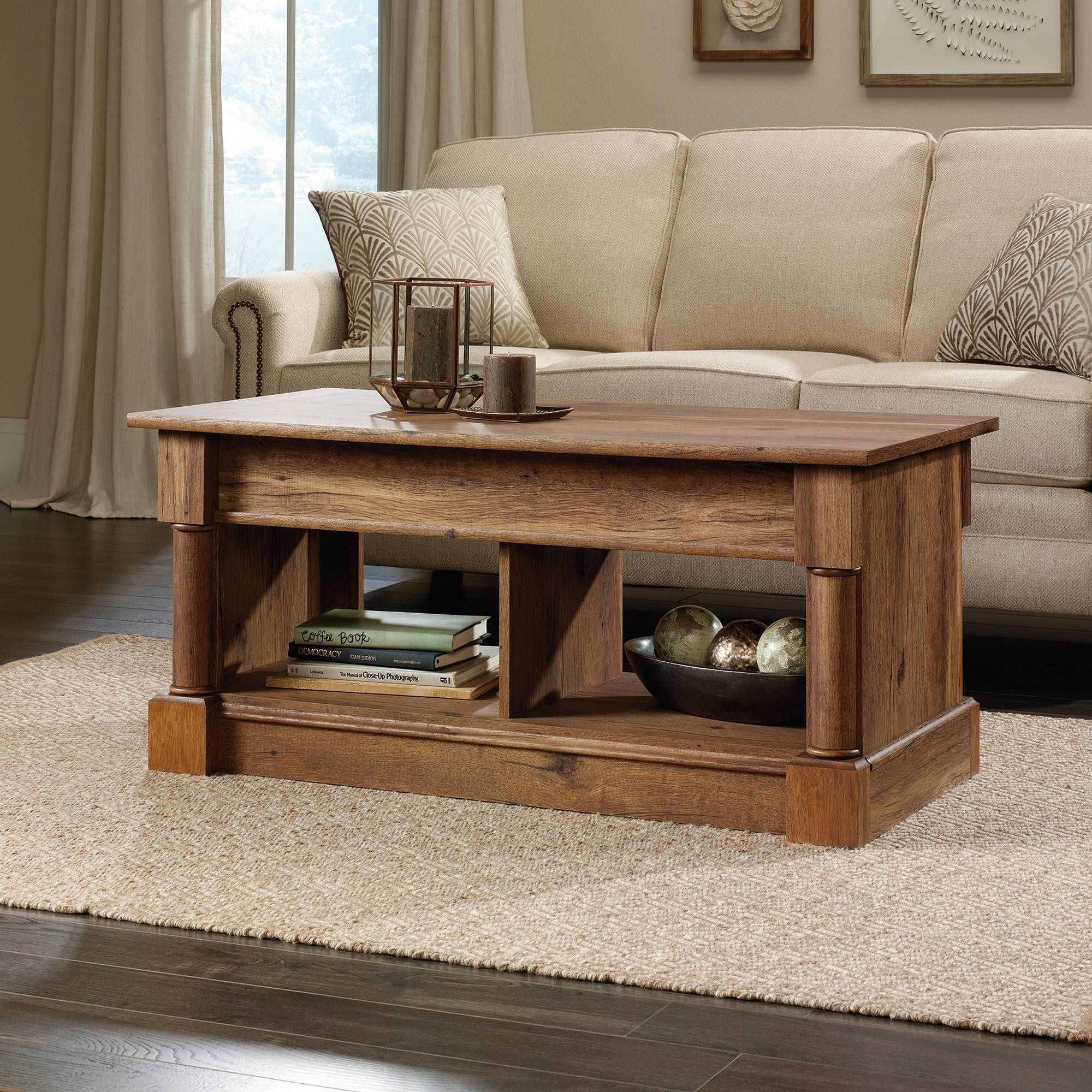 Palladia | Lift Top Coffee Table | 420716 | Sauder Intended For Lift Top Oak Coffee Tables (View 22 of 30)