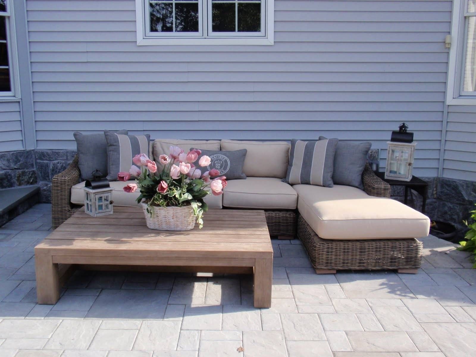 Patio Coffee Table For The Backyard | Home Furniture And Decor Throughout Large Low Wooden Coffee Tables (Photo 28 of 30)