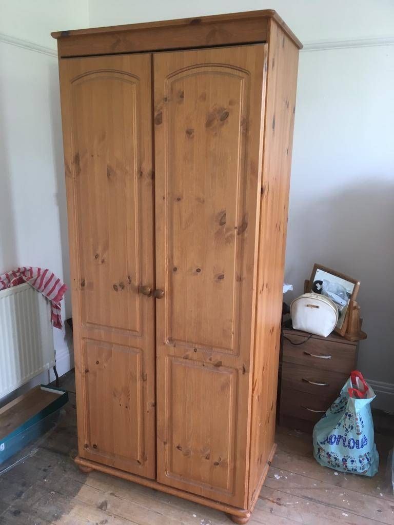 Pine Single Wardrobe | In Waterlooville, Hampshire | Gumtree For Pine Single Wardrobes (View 13 of 15)