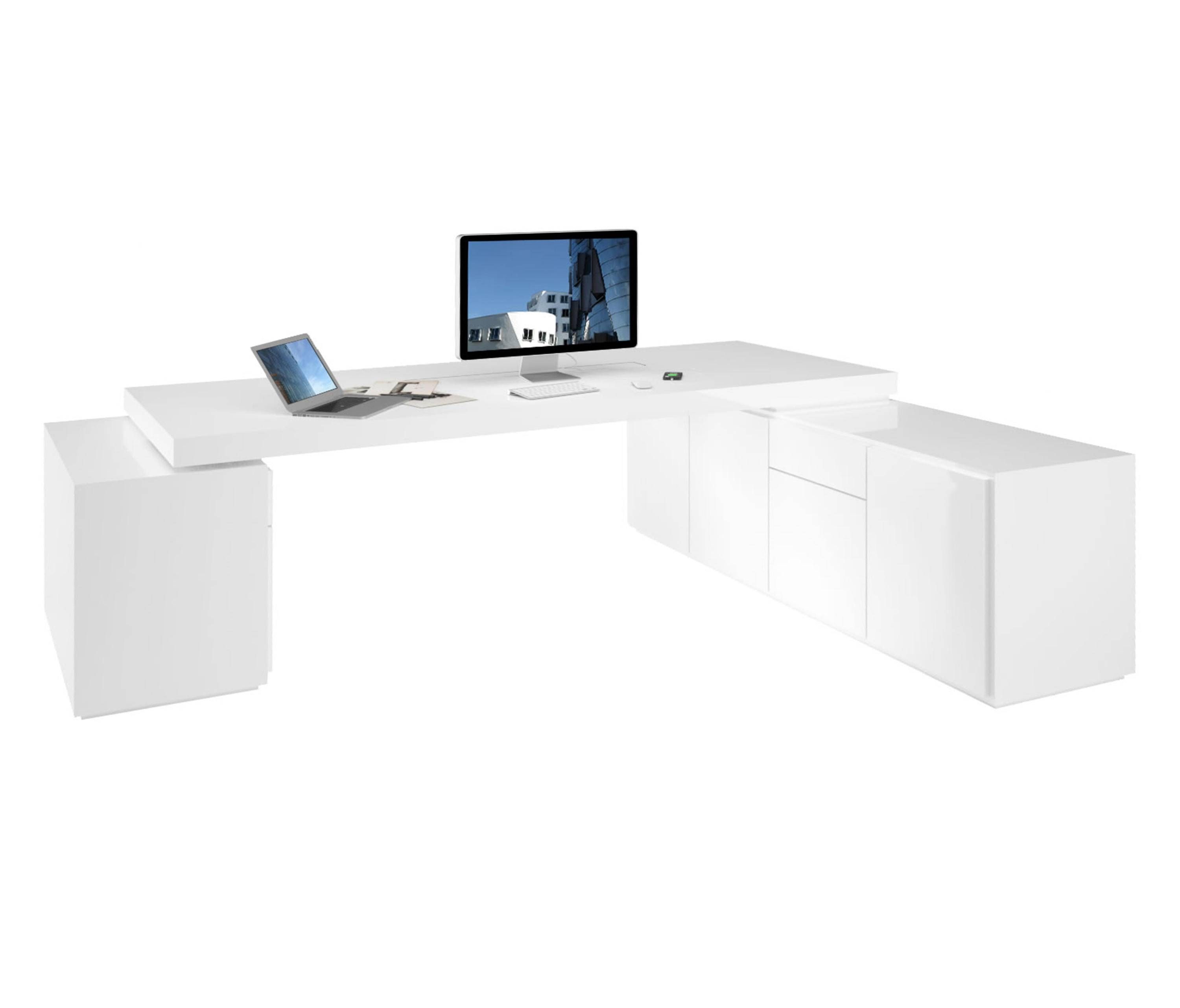Praefectus Executive Office Desk With 2 Sideboards – Individual Within Desk Sideboards (View 22 of 30)
