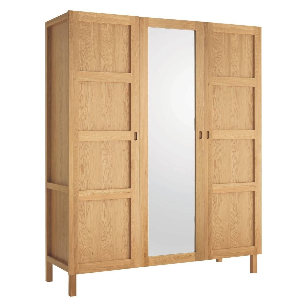 Radius Oak 3 Door Wardrobe | Buy Now At Habitat Uk For Oak 3 Door Wardrobes (View 4 of 15)