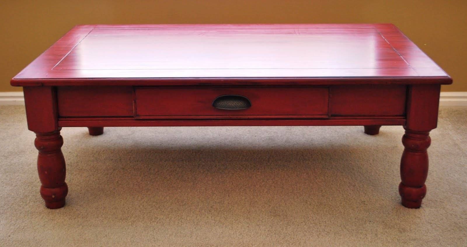 Red Coffee Table Archives – B's Refurnishings For Red Coffee Table (View 5 of 30)
