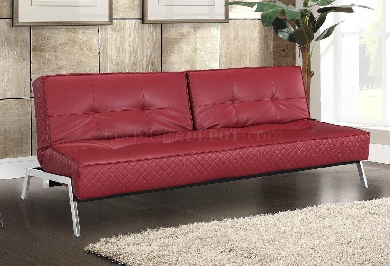 Red Leather Sleeper Sofa – Interior Design Pertaining To Red Sleeper Sofa (View 10 of 30)