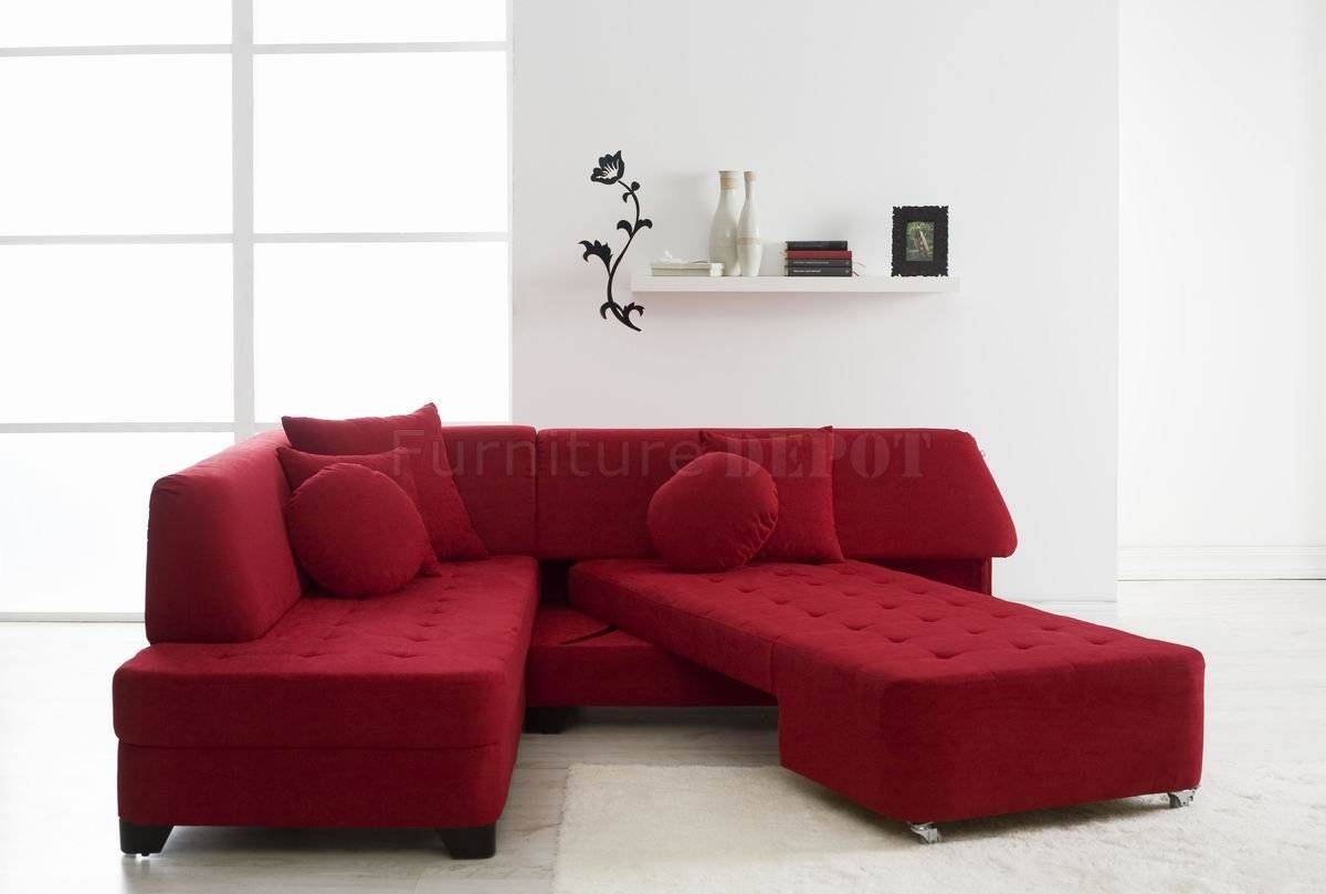 Red Sectional Sleeper Sofa – Cleanupflorida Inside Red Sectional Sleeper Sofas (Photo 1 of 30)