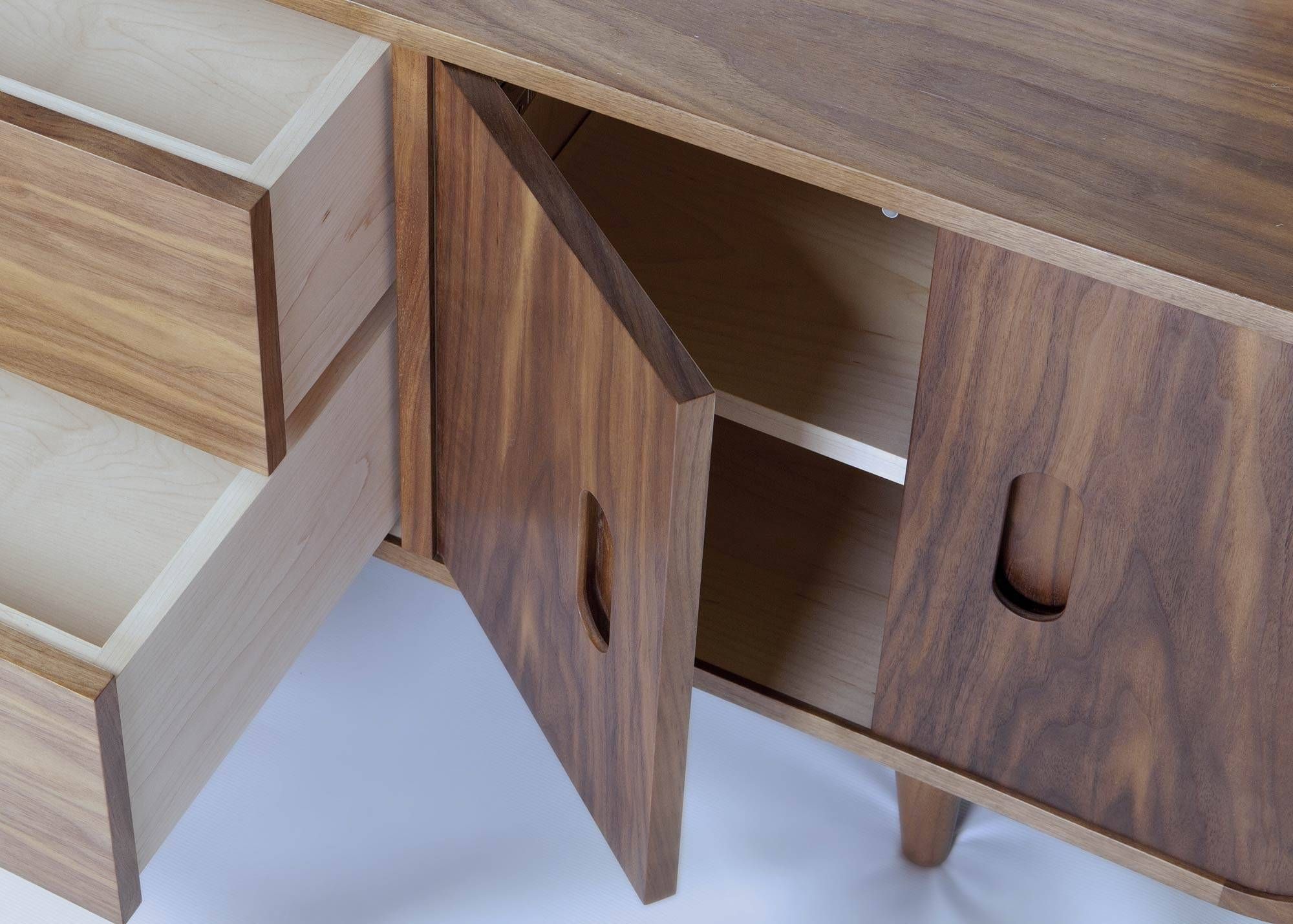 Retro Sideboard | Makers' Eye Throughout Walnut And Black Sideboards (View 18 of 30)