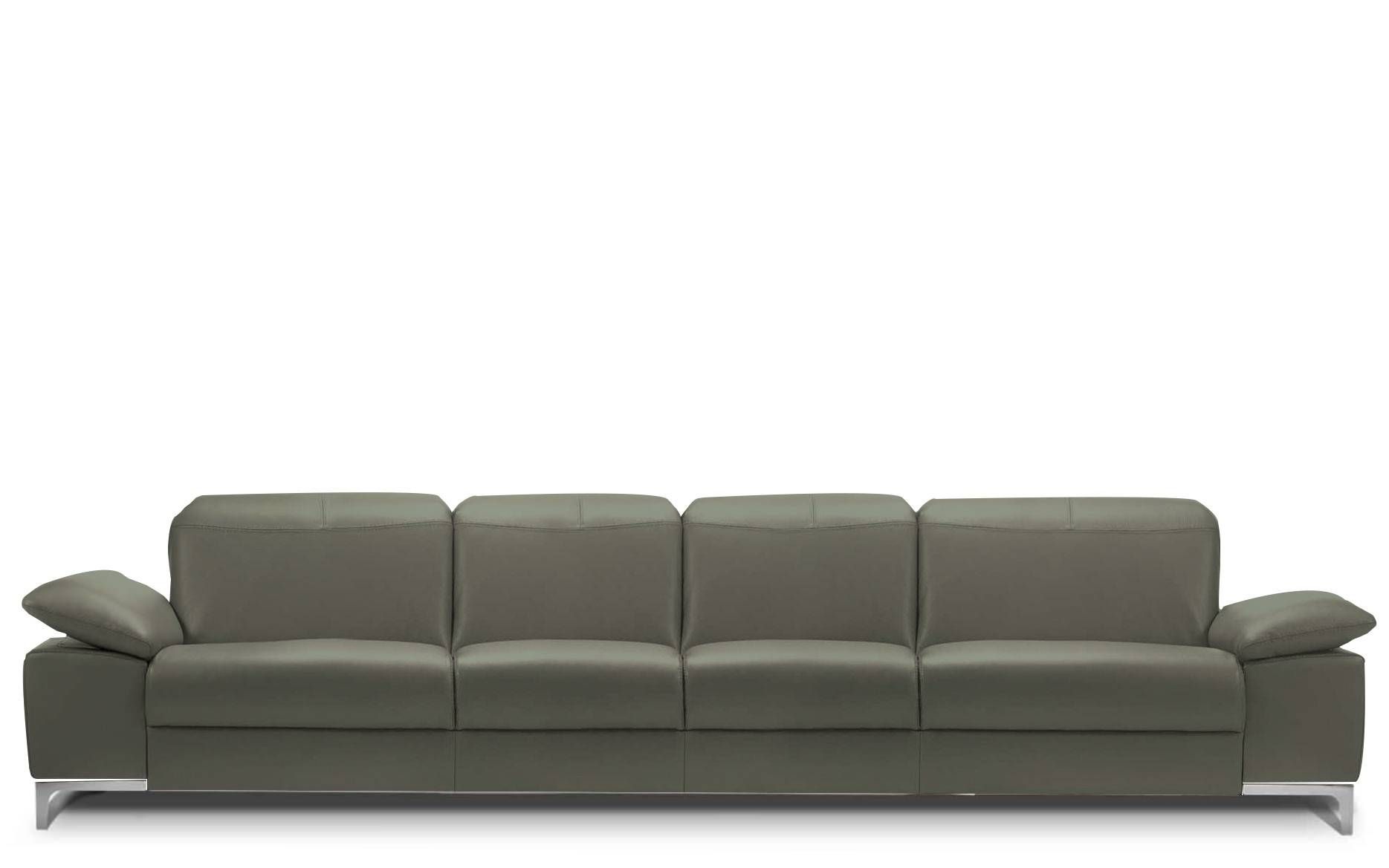 Rom Chronos 4 Seater Leather Sofa | Buy At Kontenta In 4 Seater Sofas (View 7 of 30)
