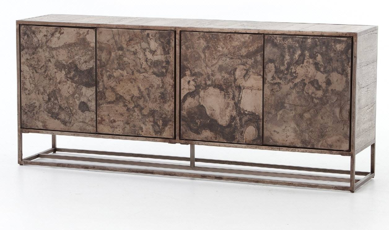 Roman Sideboard, Industrial, Oxidized, Four Hands Inside Four Hands Sideboards (Photo 1 of 30)