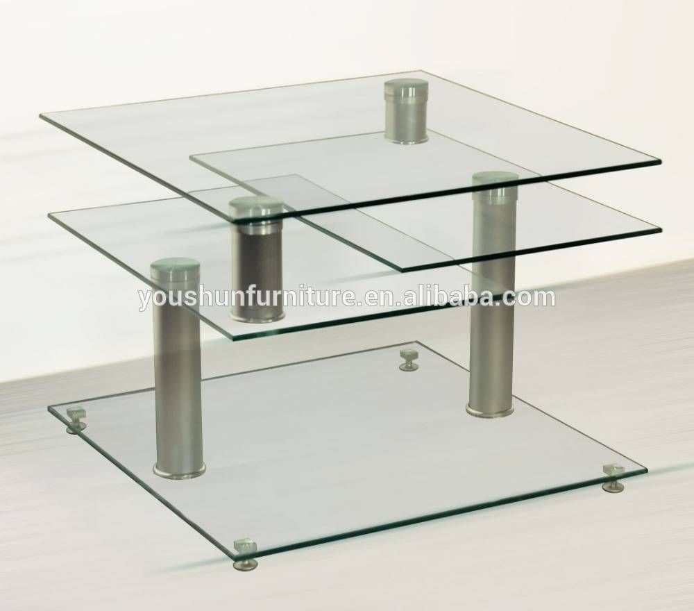 Rotating Glass Coffee Table, Rotating Glass Coffee Table Suppliers Throughout Revolving Glass Coffee Tables (View 1 of 30)