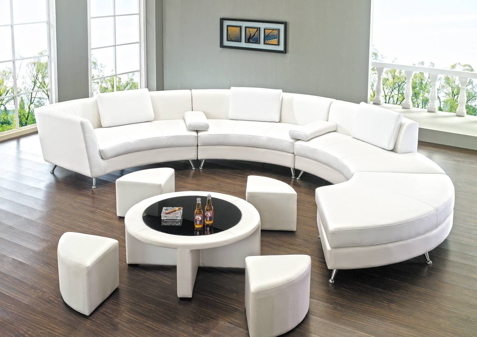 Round Sectional Sofa | Winda 7 Furniture Regarding Rounded Sofa (View 9 of 25)