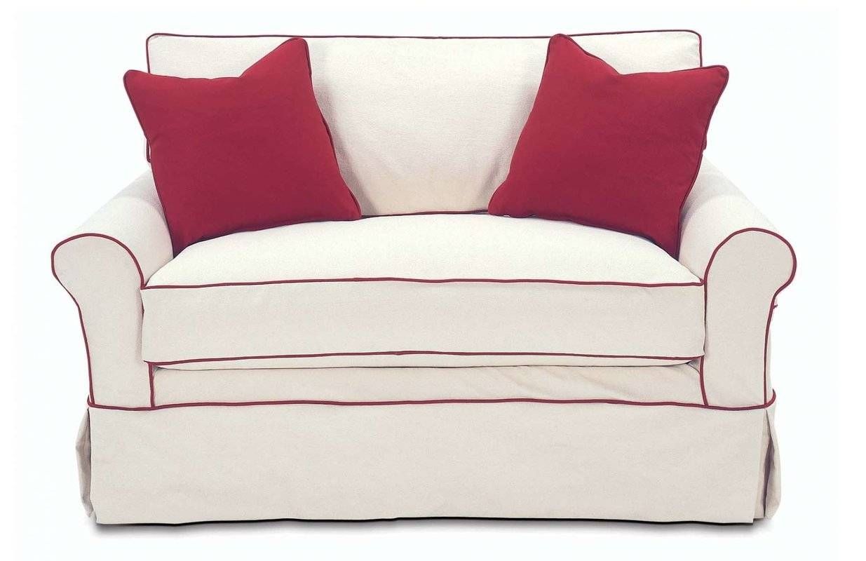 Rowe Furniture Somerset Twin Sleeper Sofa & Reviews | Wayfair With Loveseat Twin Sleeper Sofas (Photo 5 of 30)