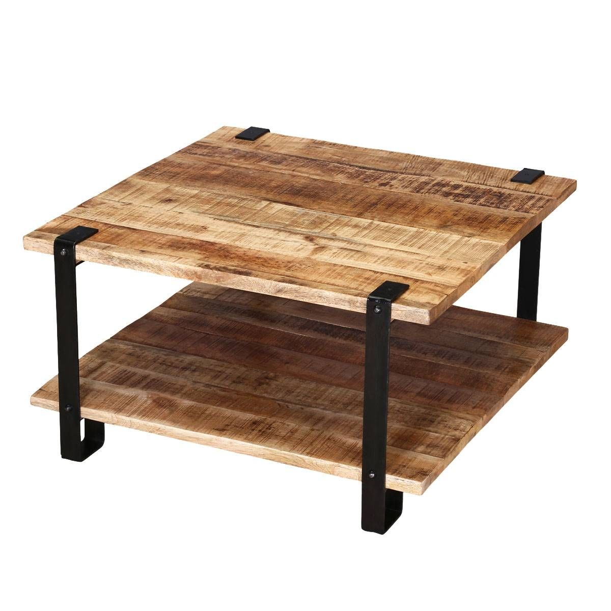 Rustic Coffee Tables Regarding Square Large Coffee Tables (View 22 of 30)