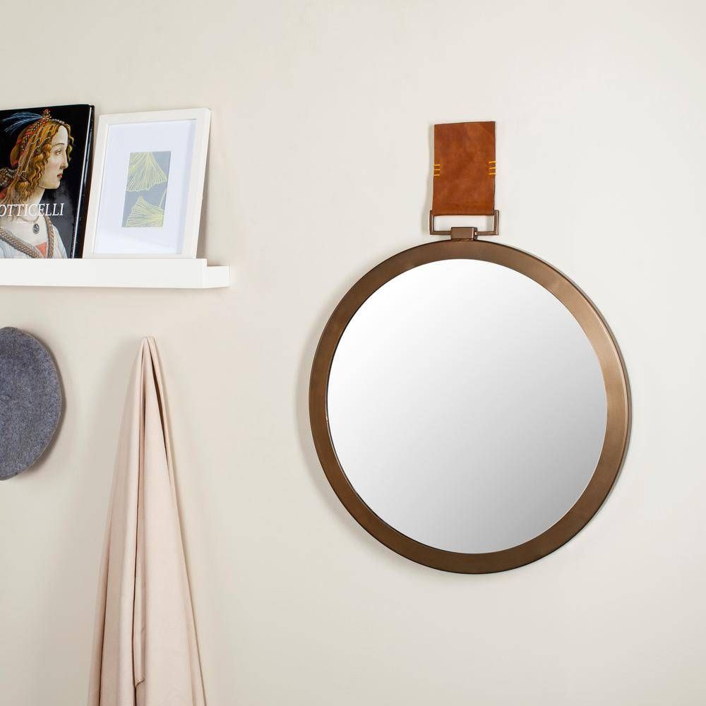 Safavieh Time Out 21 In. X 21 In. Iron Framed Mirror Mir4003a Inside Iron Framed Mirrors (Photo 25 of 25)