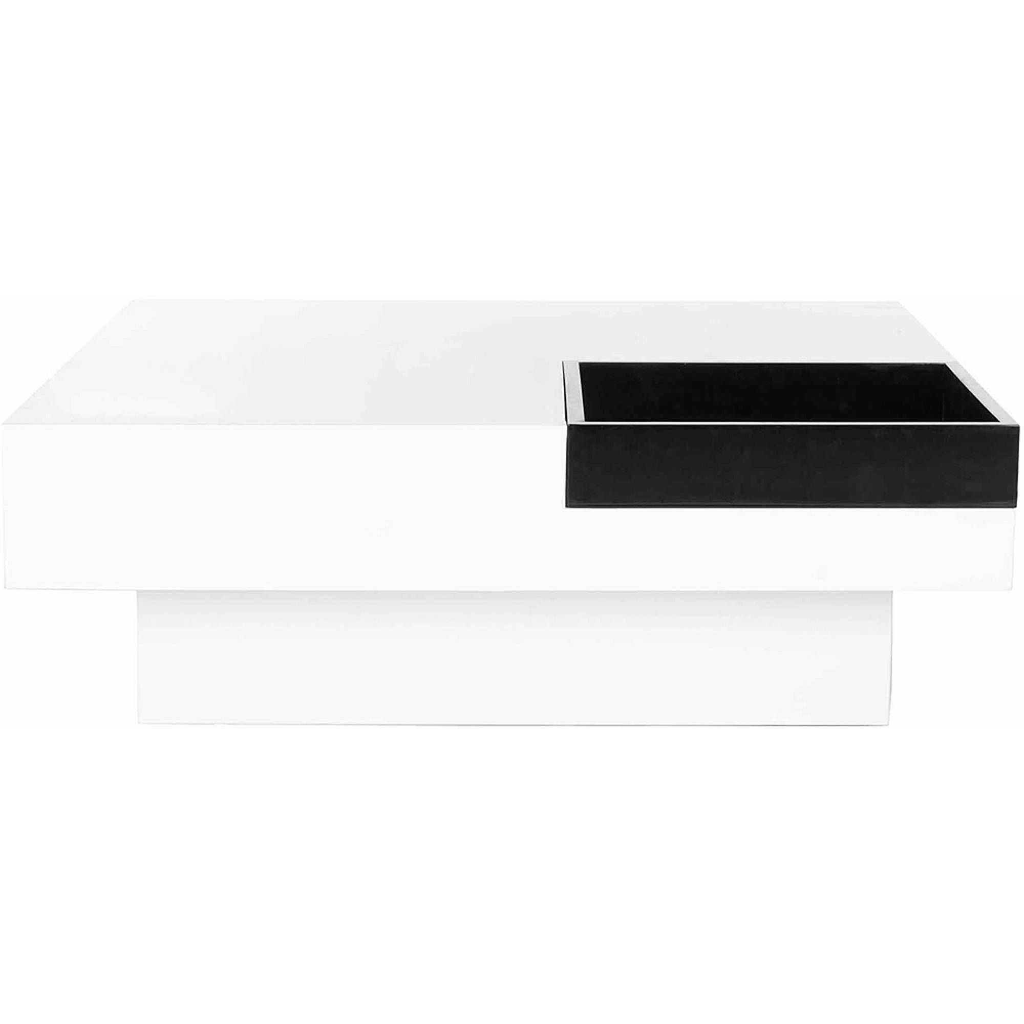 Safavieh Wesley Coffee Table, White And Black – Walmart With Regard To Safavieh Coffee Tables (View 27 of 30)