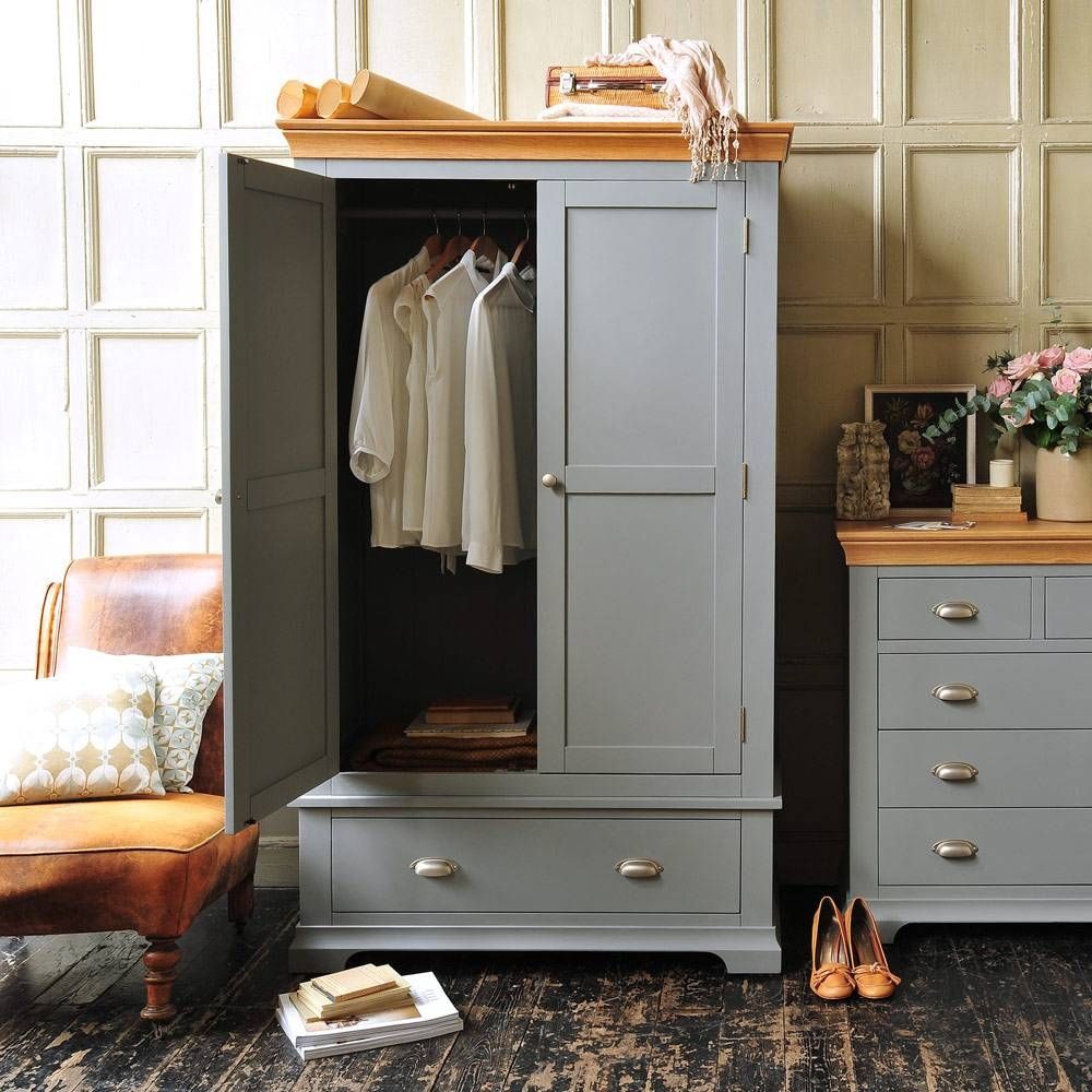 Sandringham Grey Gents Wardrobe Including Free Delivery ( (View 8 of 15)