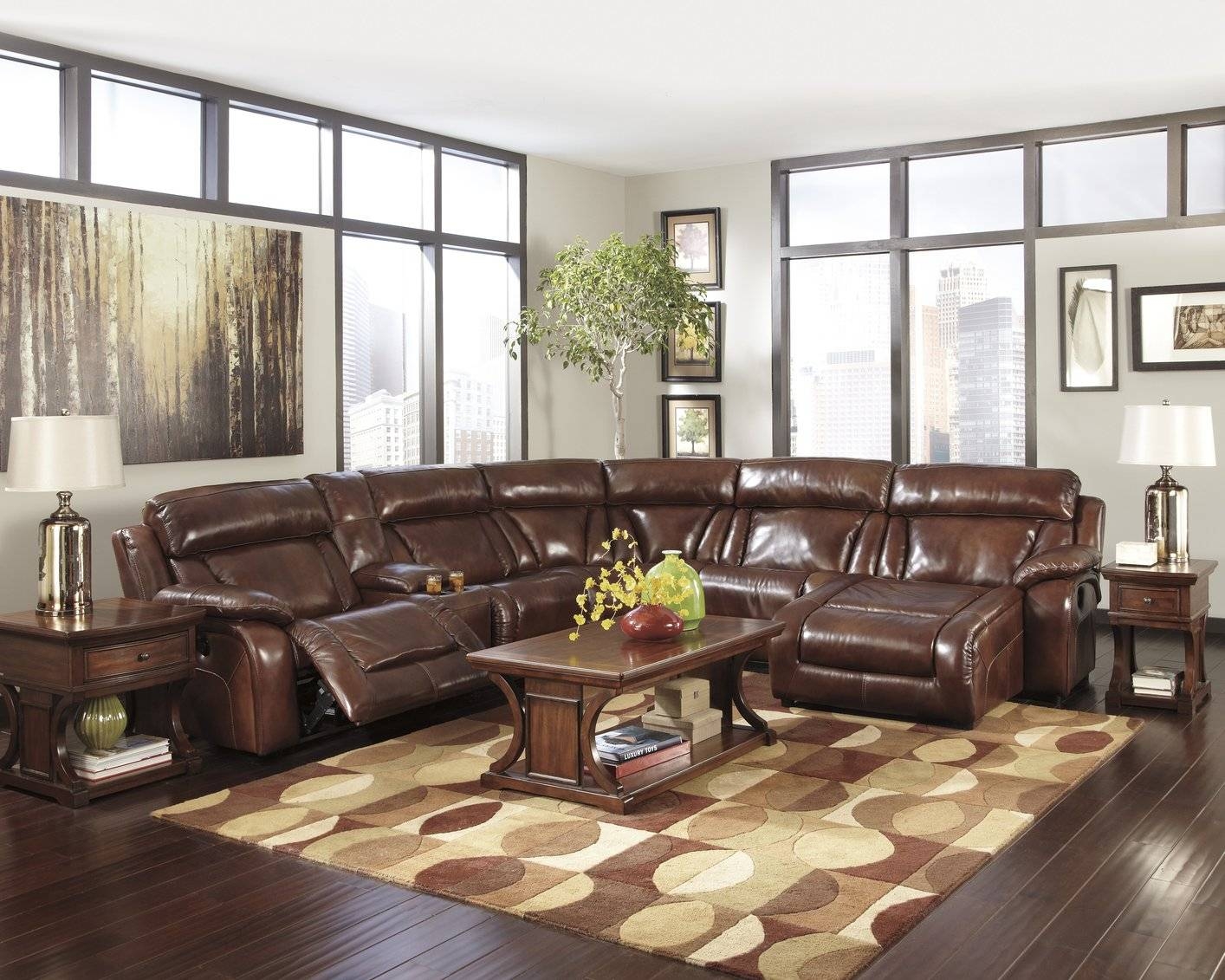 2020 Latest High End Leather Sectional Sofa