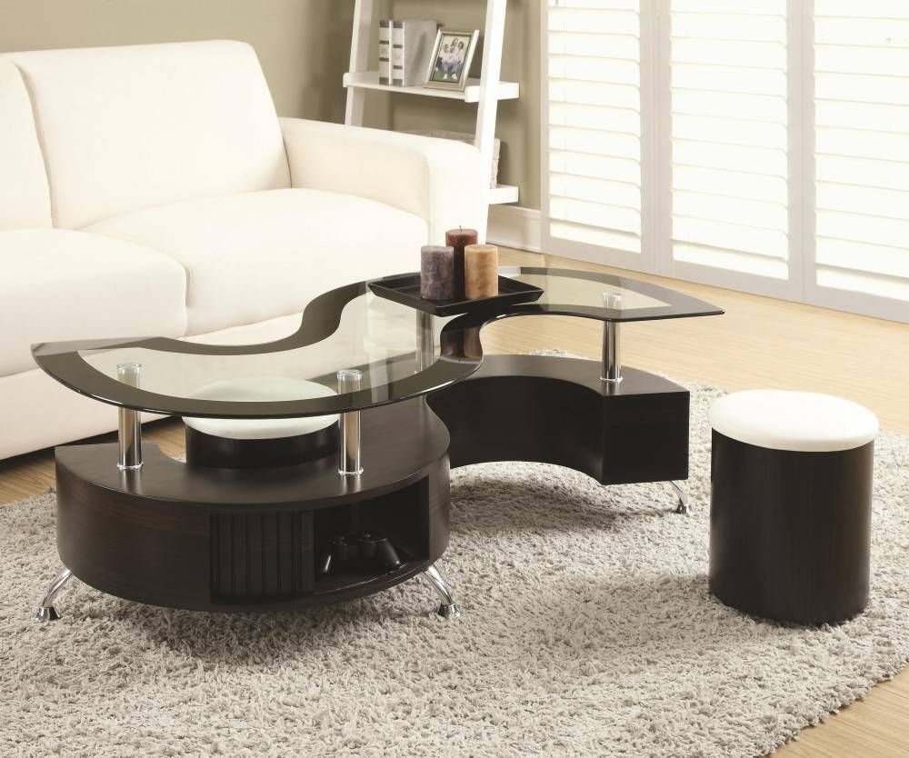 Serpentine Coffee Table With Stools | Cocktail Tables | Seat N Sleep With Regard To Coffee Table With Stools (View 2 of 30)