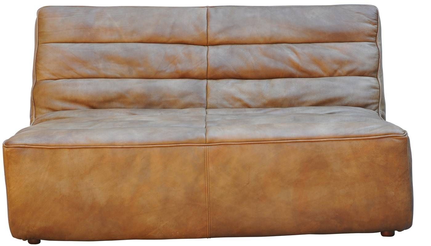 Shabby 2 Seater Sofa Savage Leather With Regard To Two Seater Chairs (View 15 of 30)
