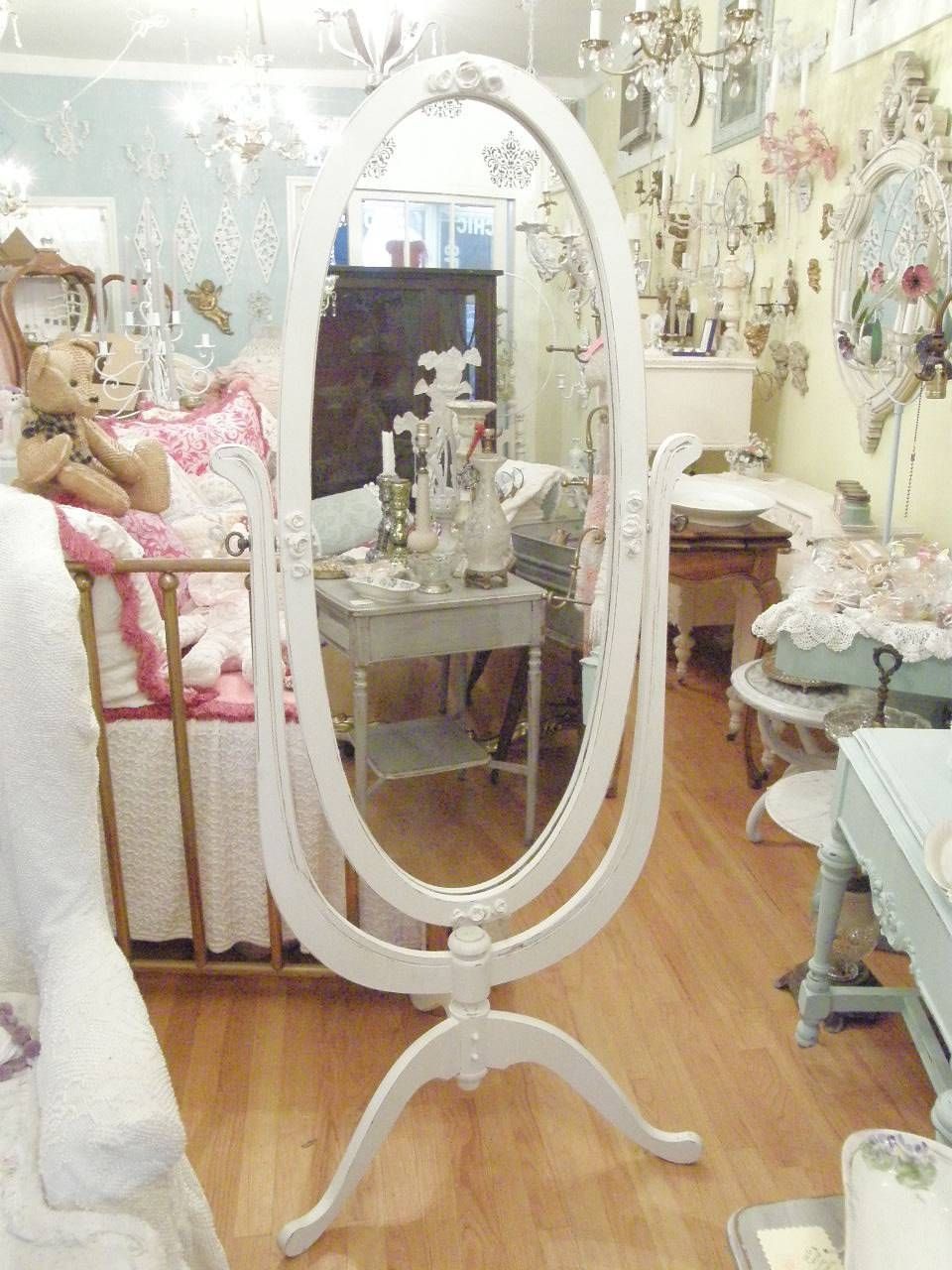 Shabby Chic Floor Mirror 26 Fascinating Ideas On Zoom – Harpsounds (View 10 of 25)
