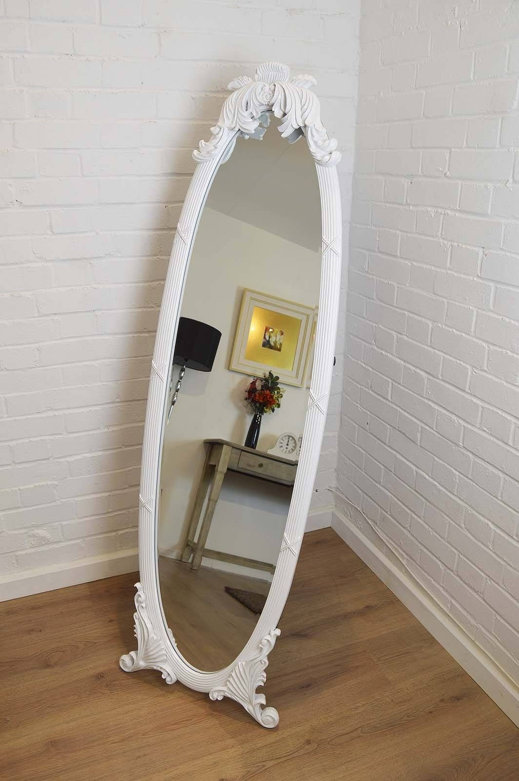Shabby Chic Floor Standing Mirror 31 Cool Ideas For Shabby Chic Within Oval Shabby Chic Mirrors (View 8 of 25)