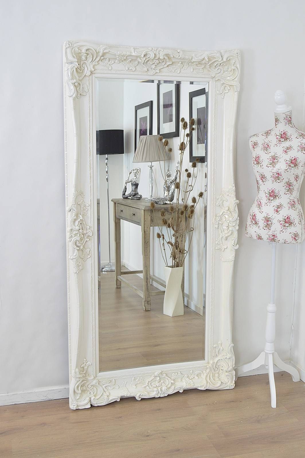Featured Photo of 25 Photos Shabby Chic Large Wall Mirrors