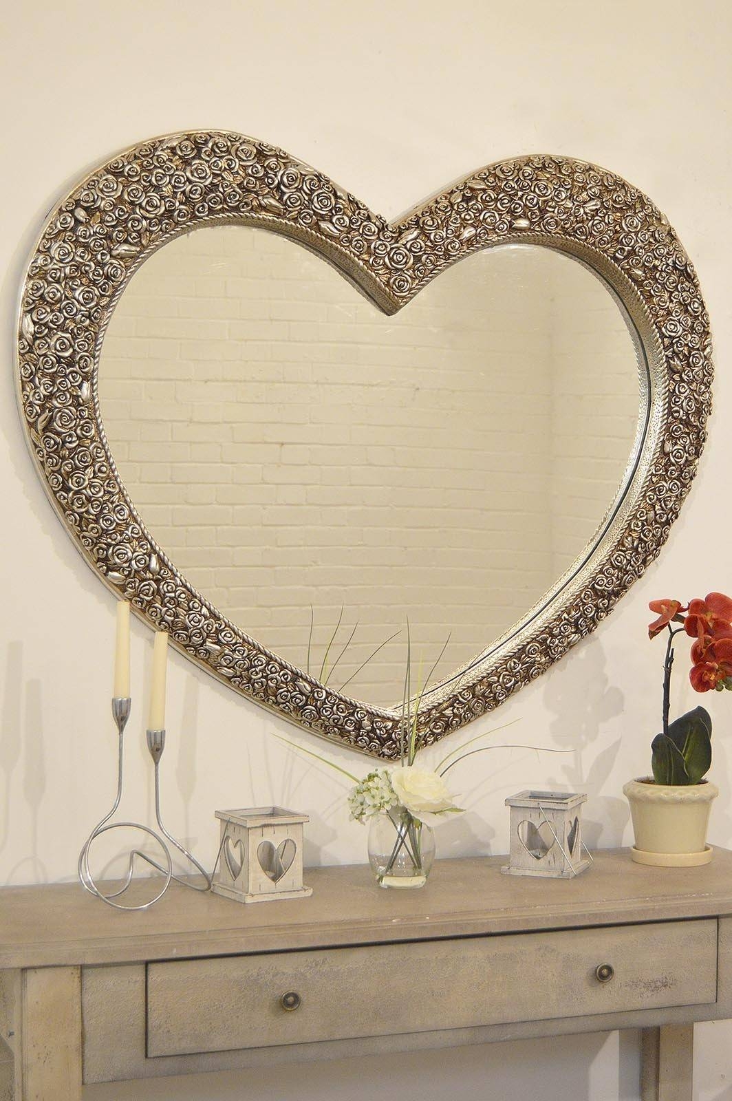 Shaped Vintage Wall Mirrors : Doherty House – A Beautiful Of Intended For Heart Shaped Mirrors For Wall (Photo 1 of 25)