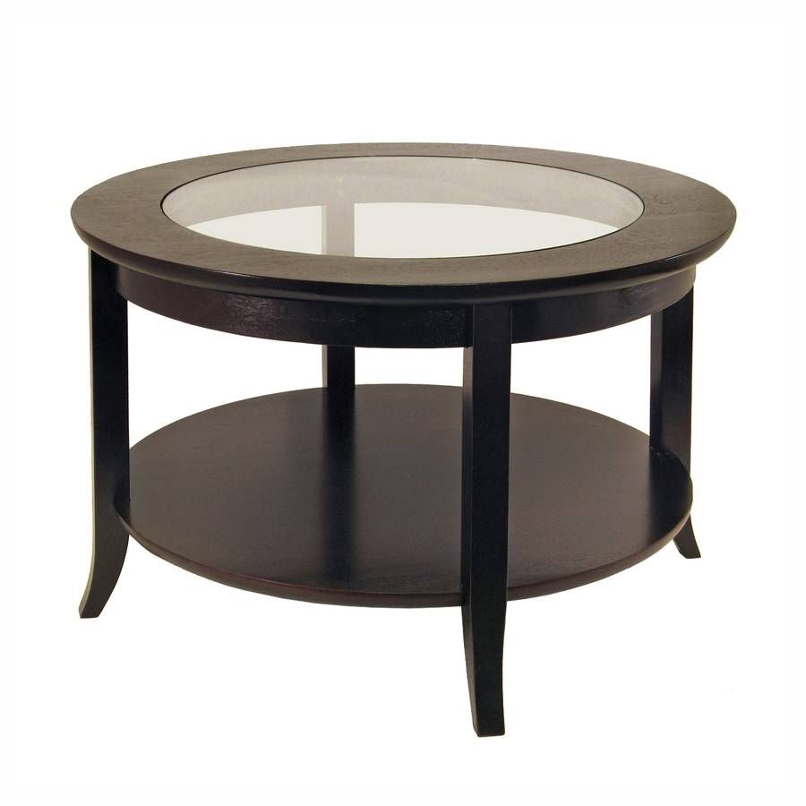Shop Winsome Wood Genoa Glass Coffee Table At Lowes Throughout Glass Coffee Tables (View 23 of 24)