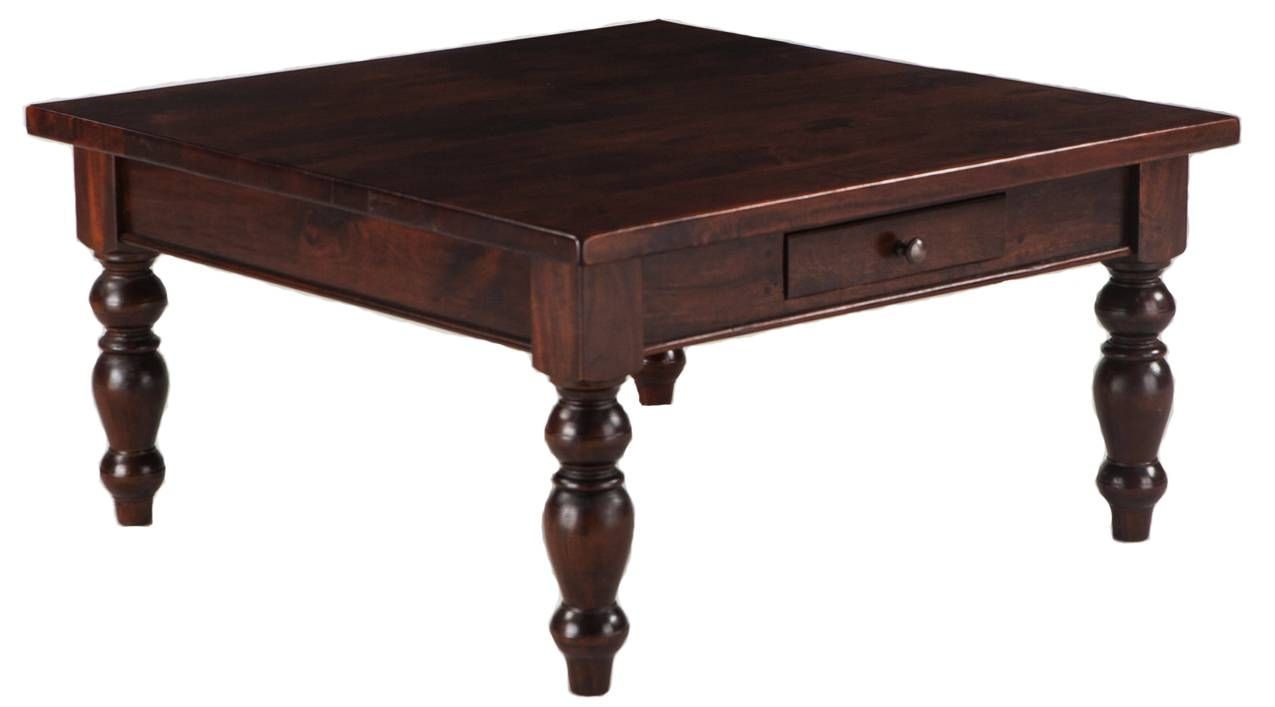 Side Table Coffee Table Colonial Plantation |texas Leather Within Colonial Coffee Tables (View 12 of 30)