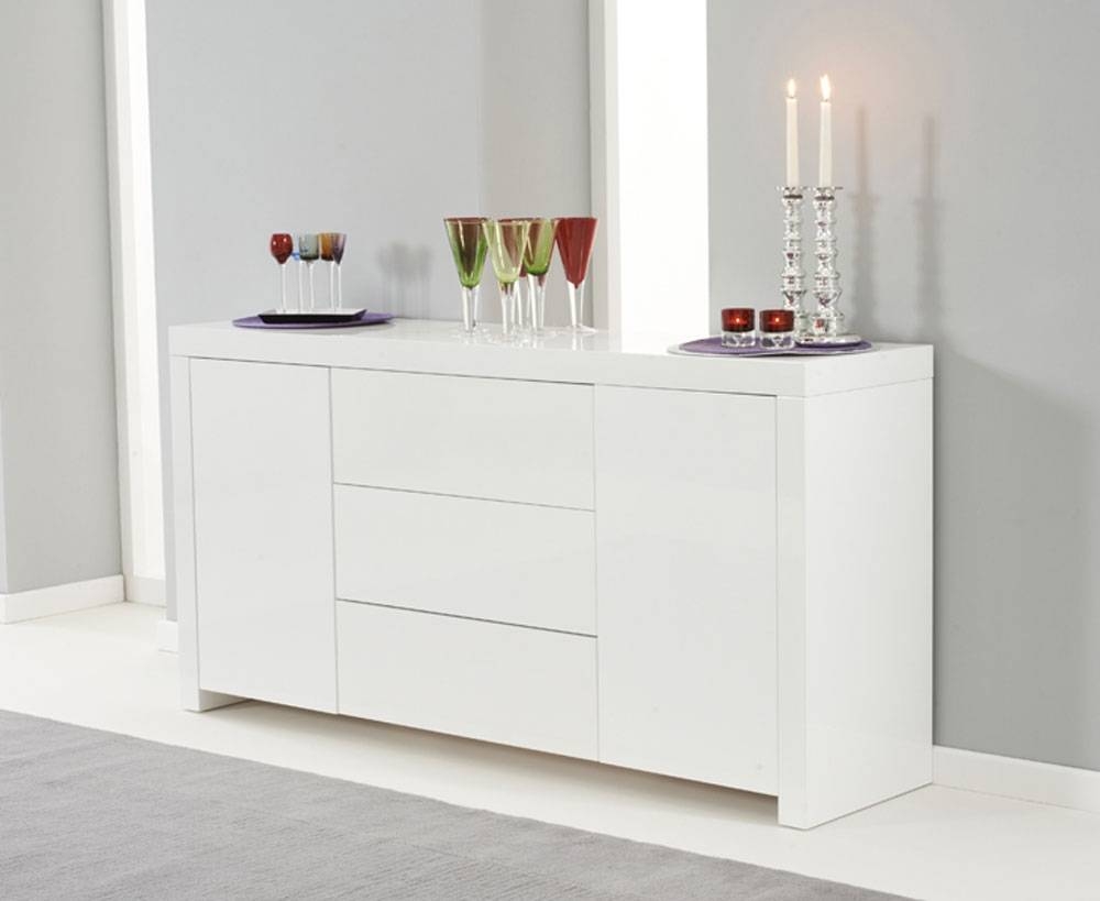 Sideboards. Astounding Cheap White High Gloss Sideboard: Cheap Within Cheap White High Gloss Sideboards (Photo 1 of 30)