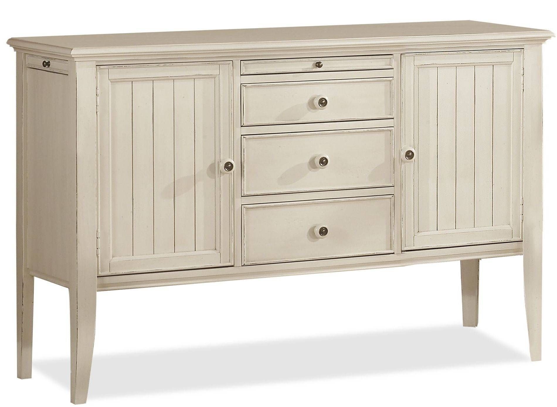 Sideboards: Glamorous Sideboard And Buffets Narrow Sideboard In White Sideboard Furniture (Photo 15 of 30)